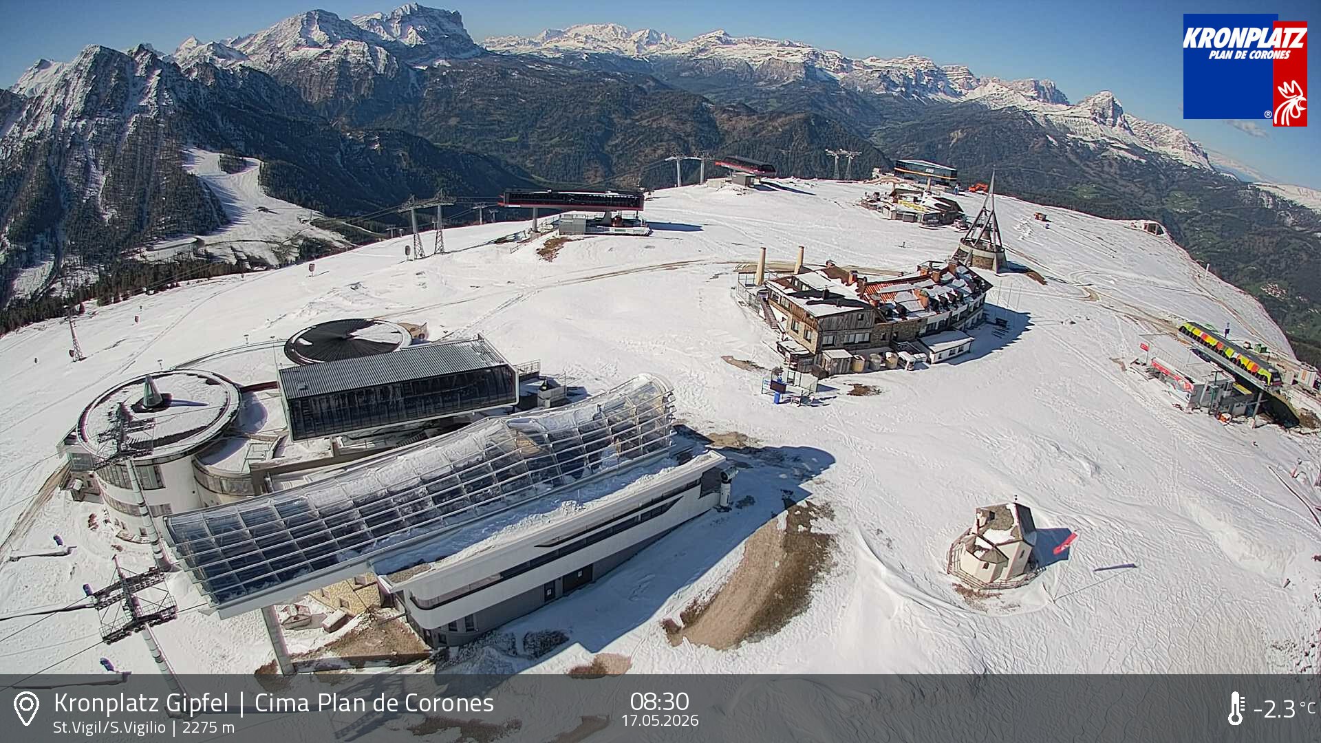 Archiv Foto Webcam Kronplatz - St. Vigil, Südtirol