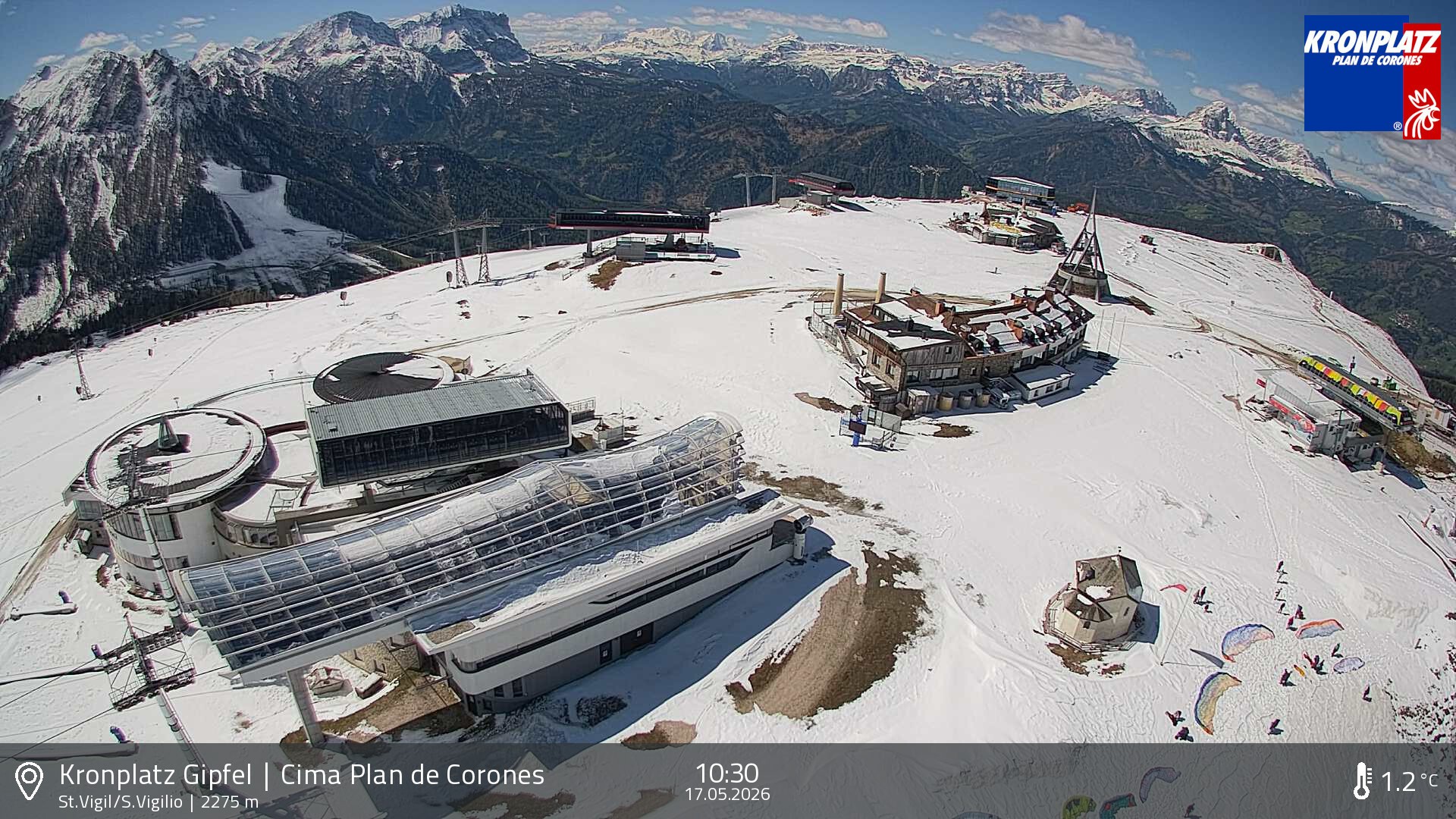 Archiv Foto Webcam Kronplatz - St. Vigil, Südtirol