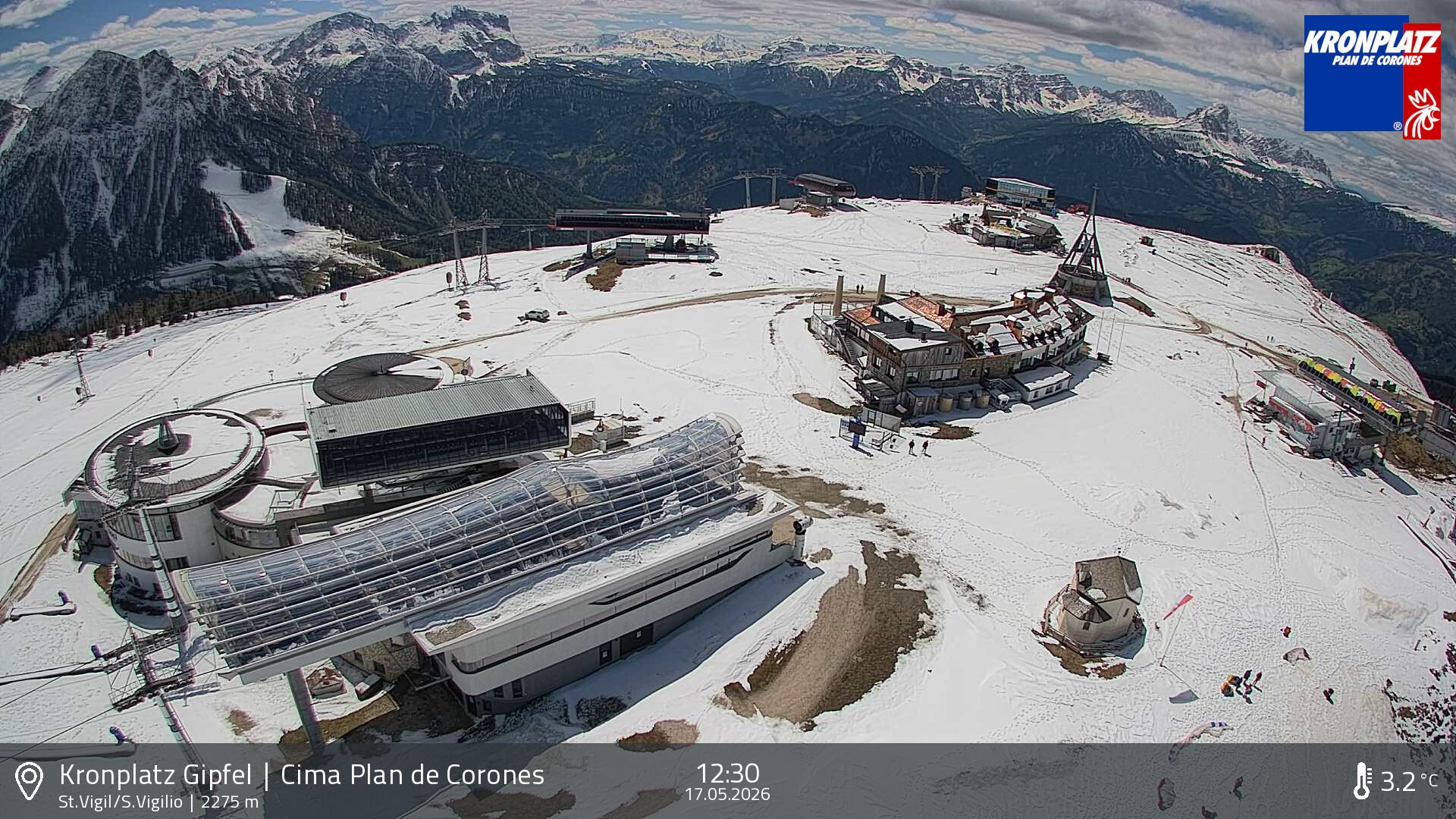 Archiv Foto Webcam Kronplatz - St. Vigil, Südtirol