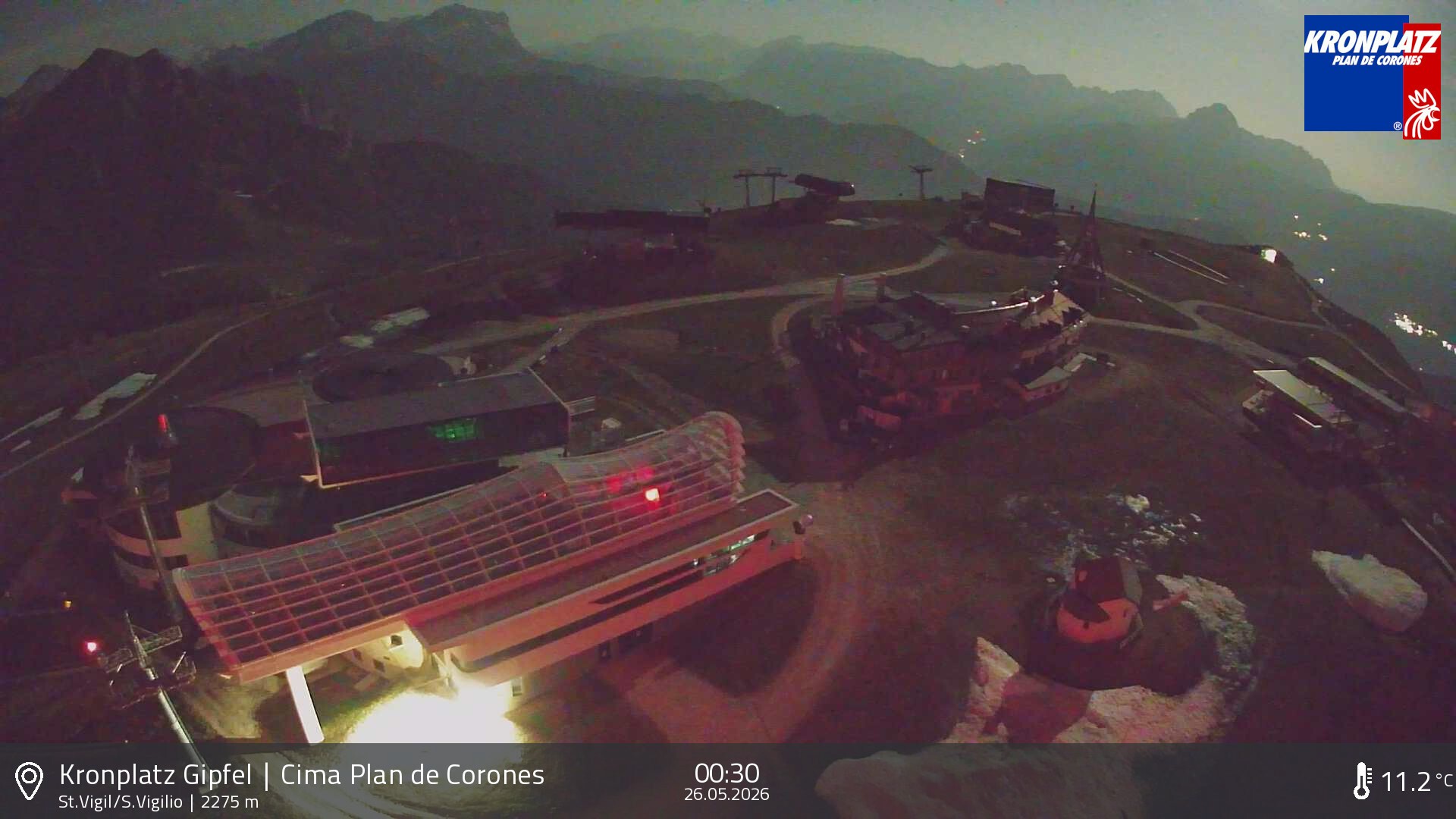 Archiv Foto Webcam Kronplatz - St. Vigil, Südtirol