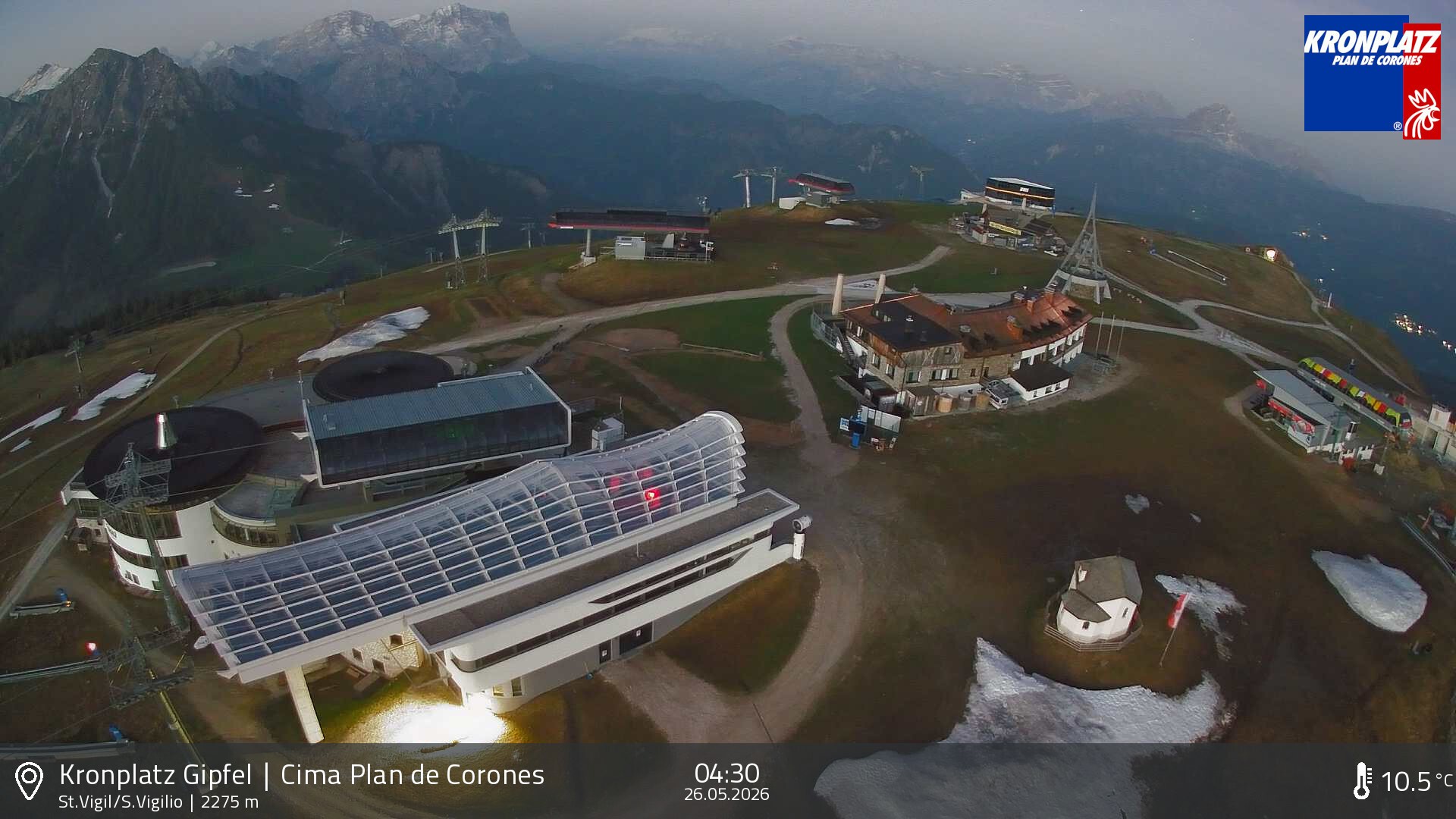 Archiv Foto Webcam Kronplatz - St. Vigil, Südtirol