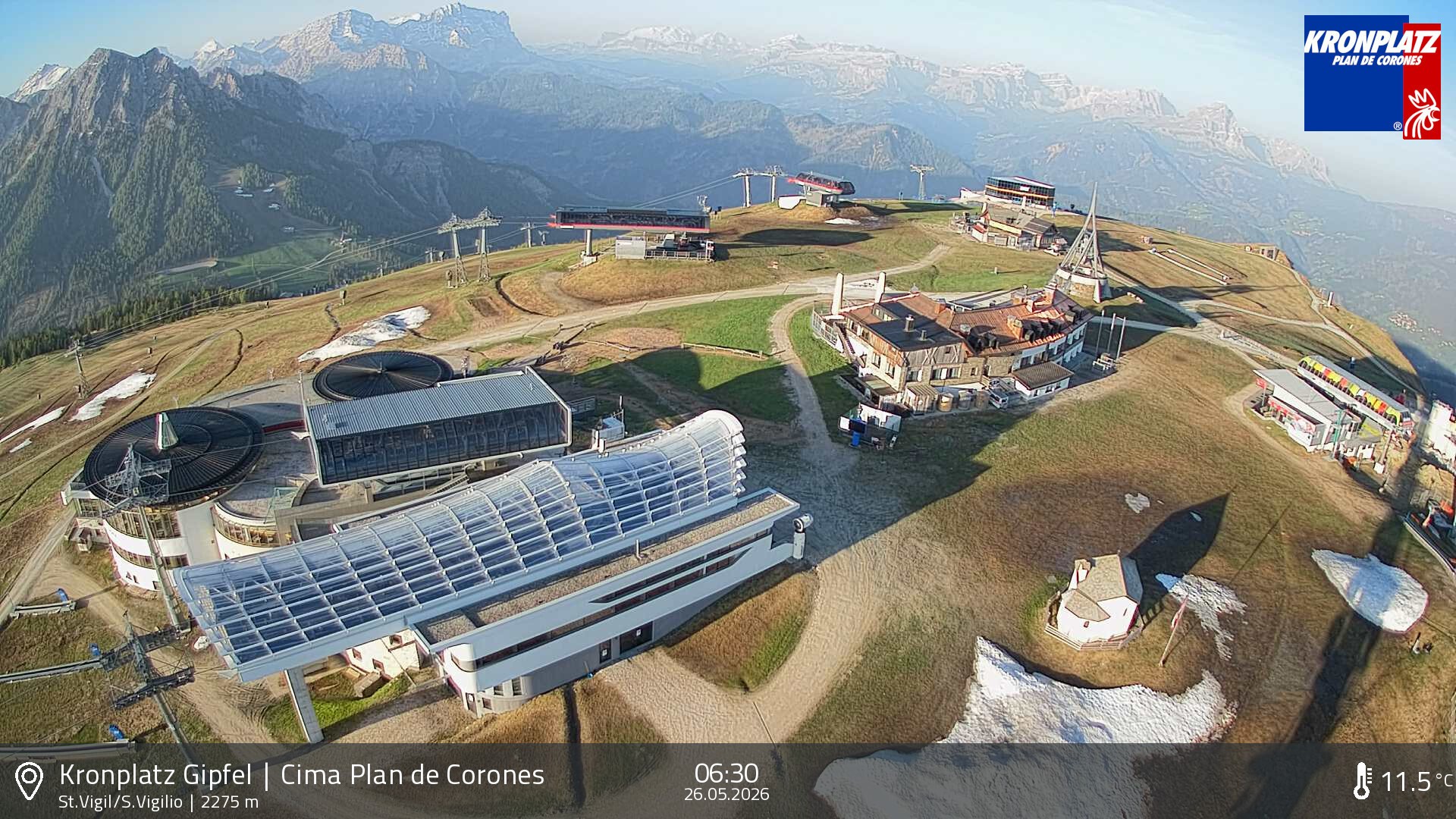 Archiv Foto Webcam Kronplatz - St. Vigil, Südtirol