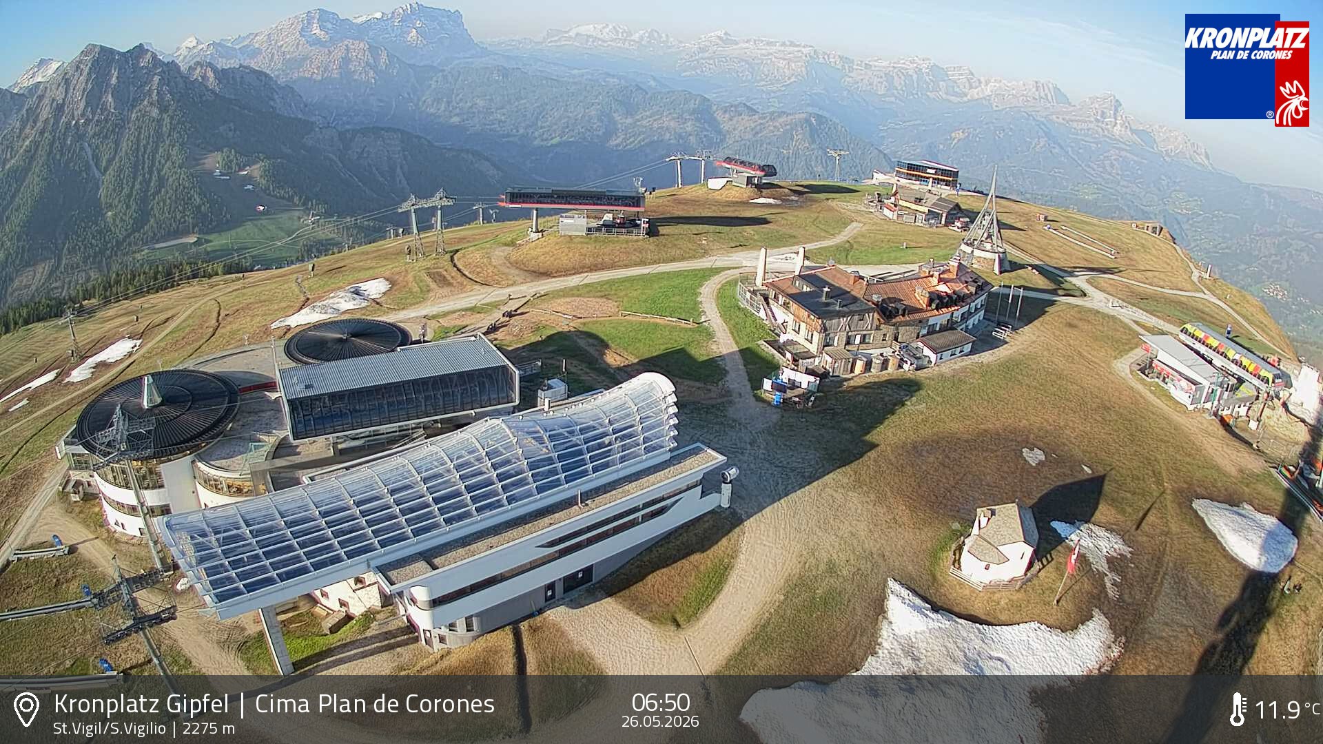 Archiv Foto Webcam Kronplatz - St. Vigil, Südtirol