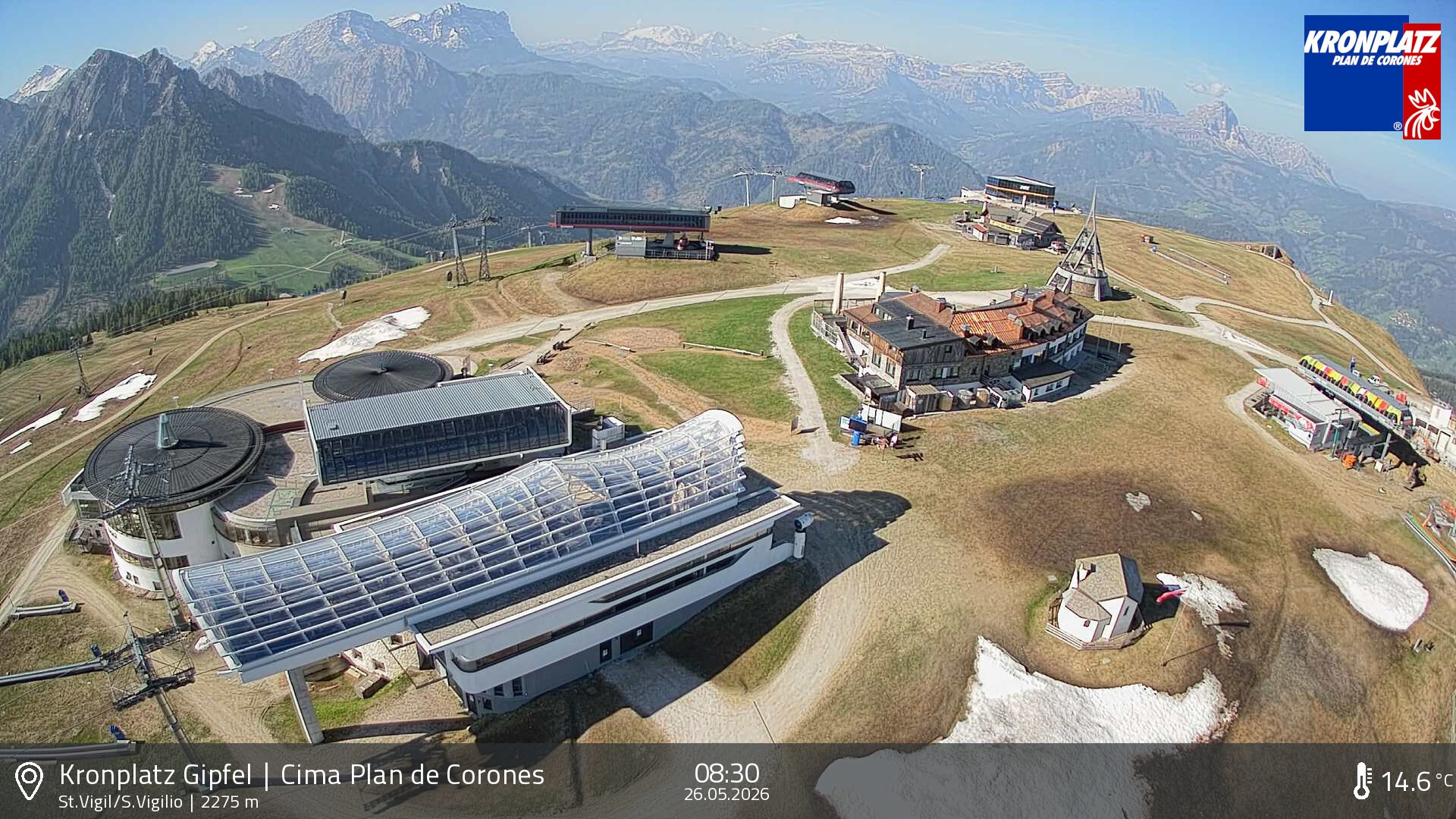 Archiv Foto Webcam Kronplatz - St. Vigil, Südtirol
