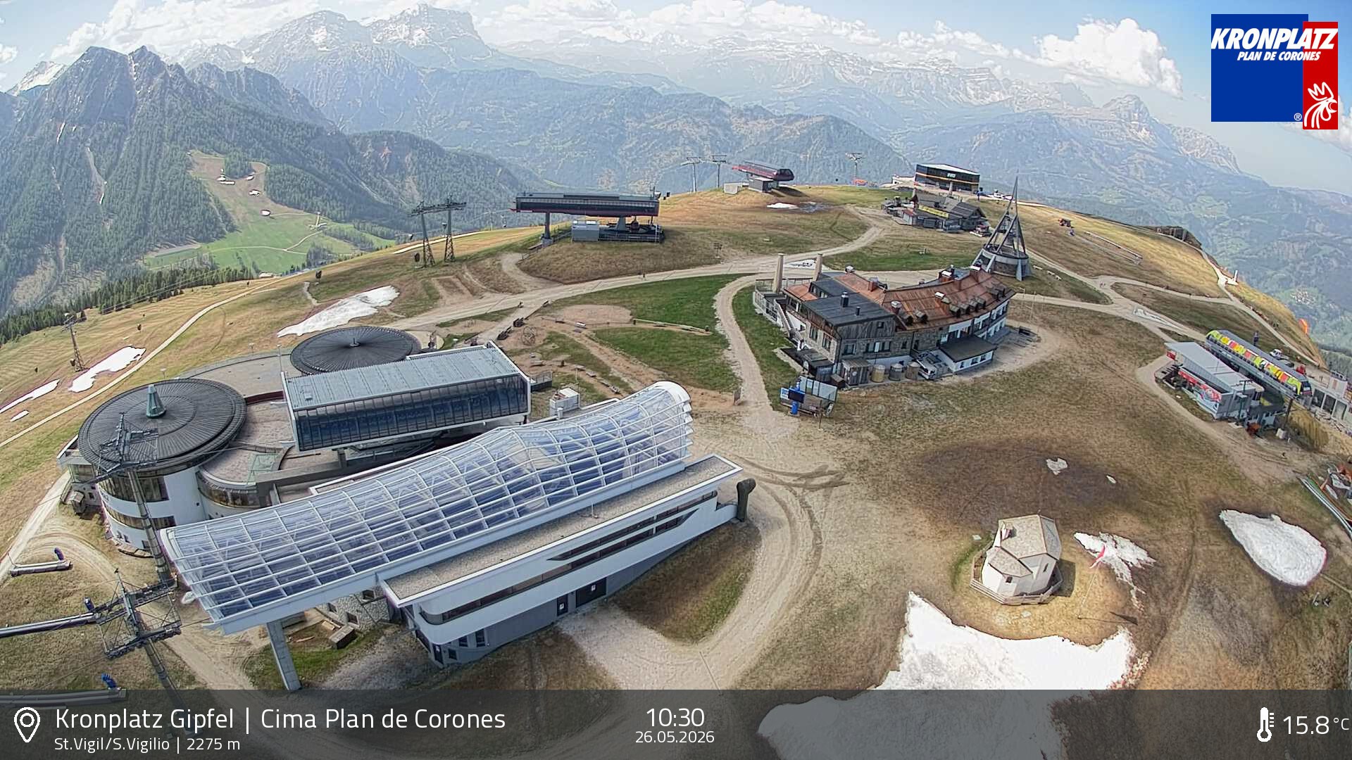 Archiv Foto Webcam Kronplatz - St. Vigil, Südtirol
