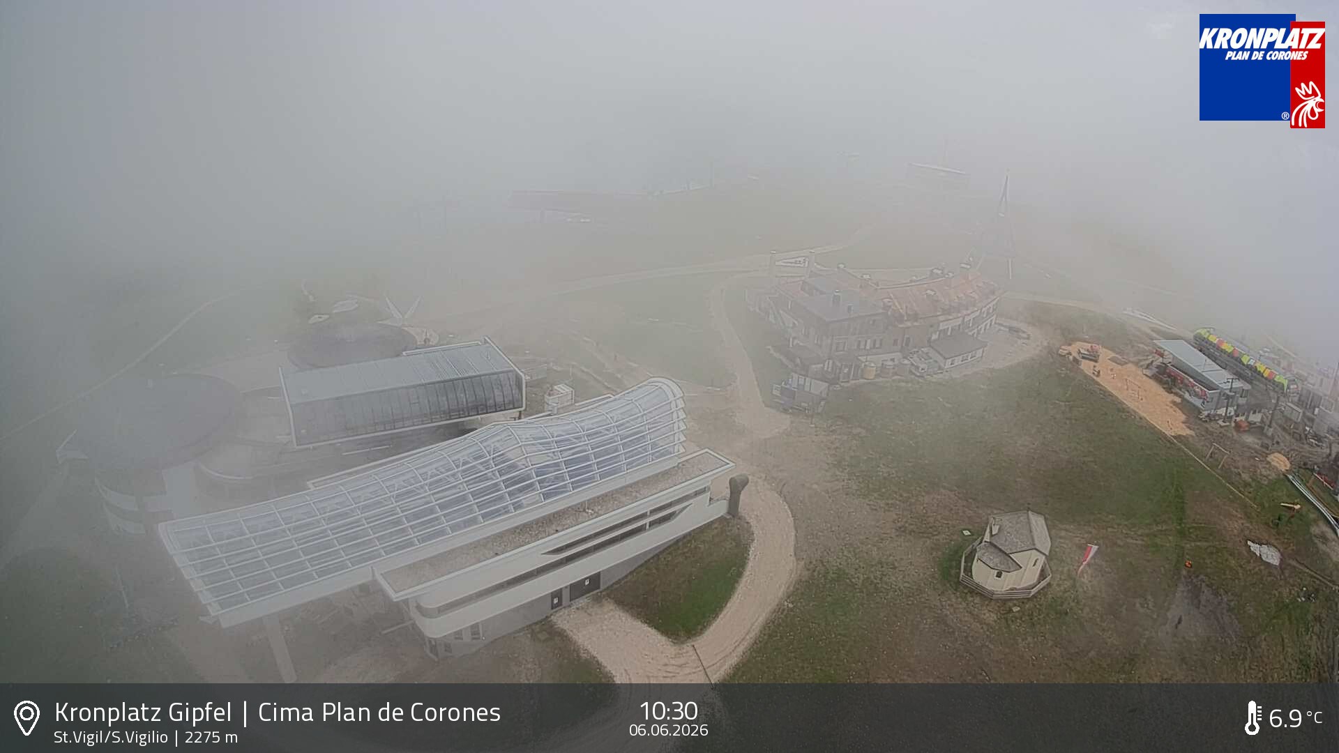 Archived image Webcam Kronplatz - San Vigilio, South Tyrol
