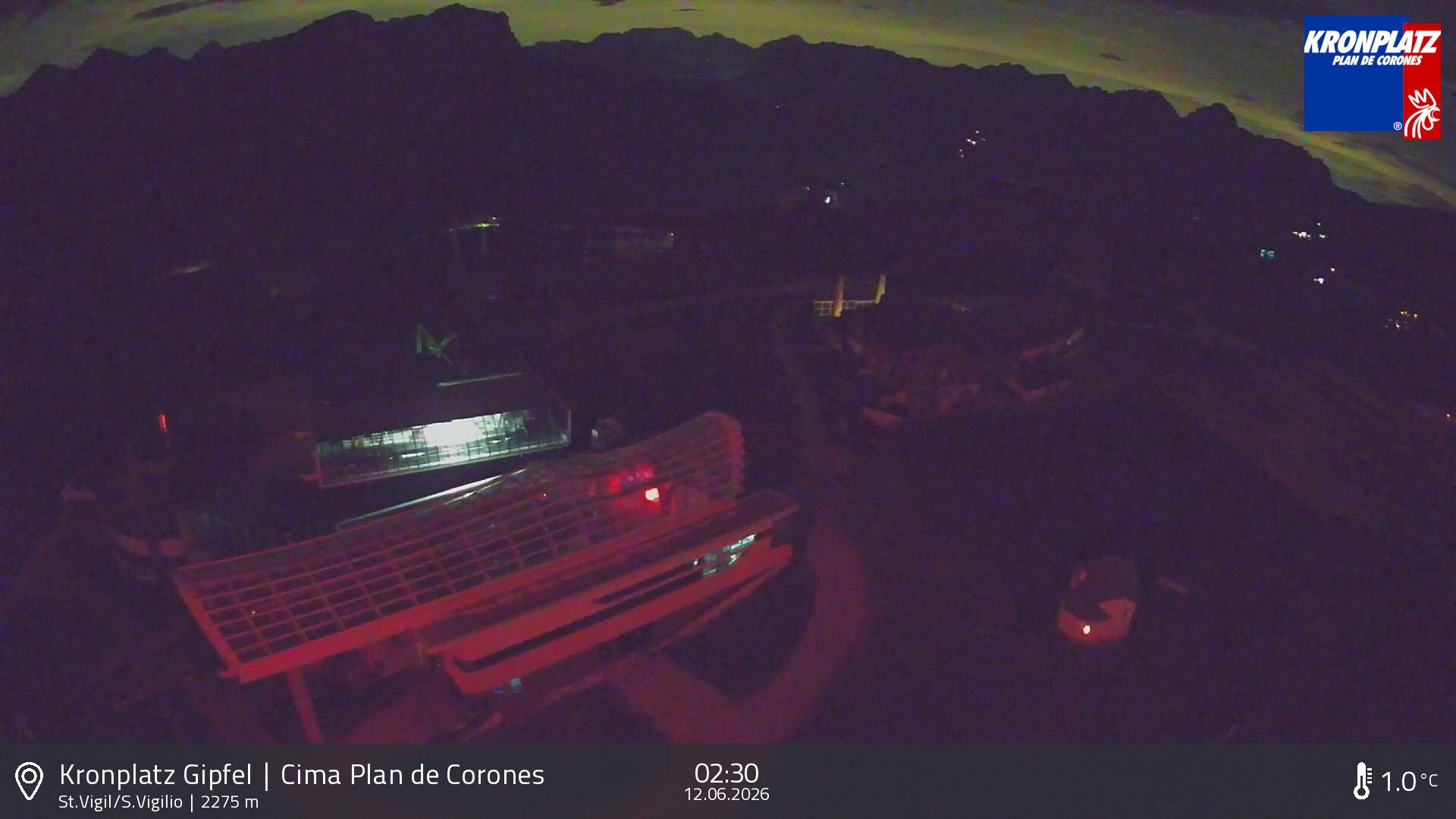 Archived image Webcam Kronplatz - San Vigilio, South Tyrol