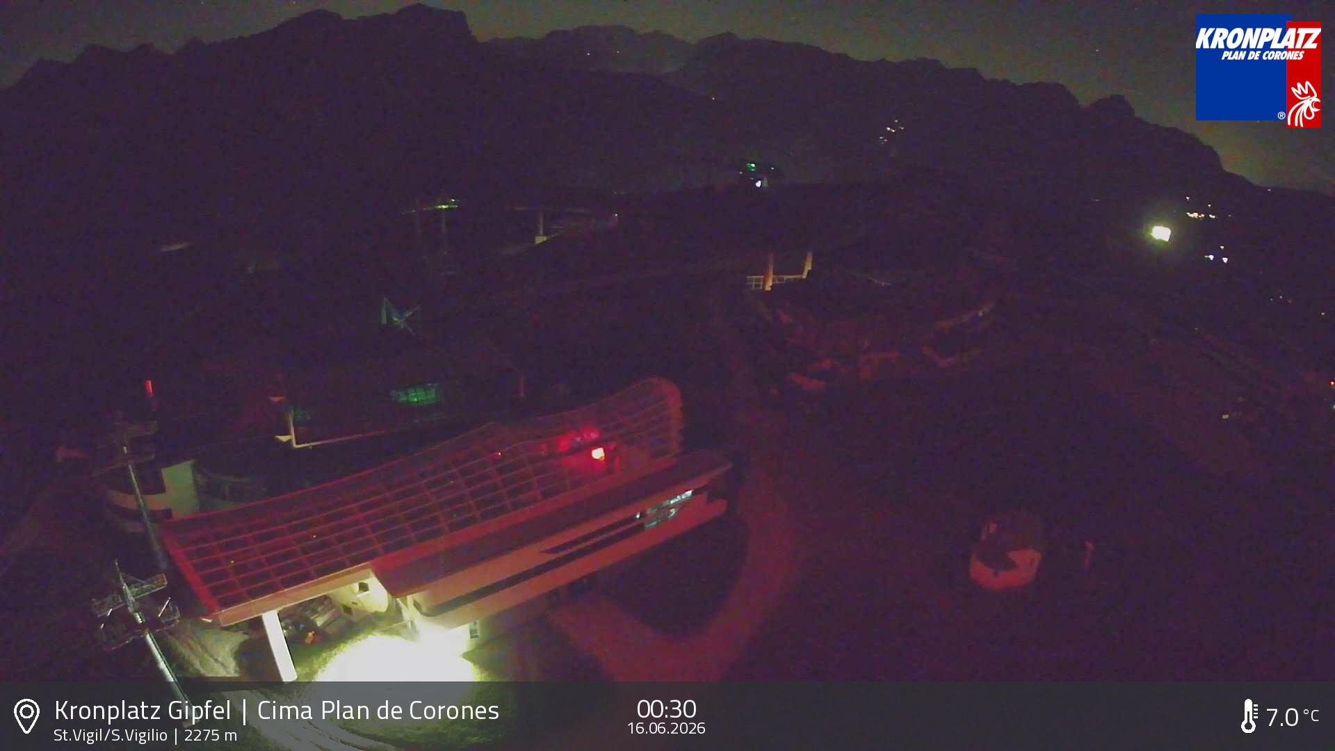 Archiv Foto Webcam Kronplatz - St. Vigil, Südtirol