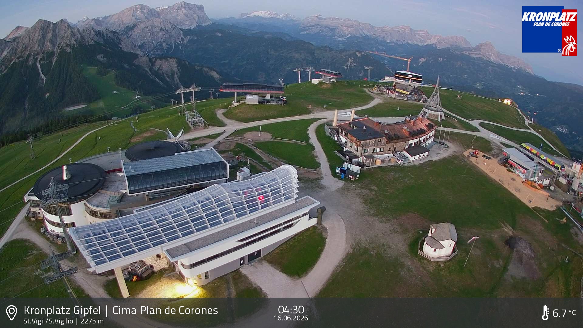 Archiv Foto Webcam Kronplatz - St. Vigil, Südtirol