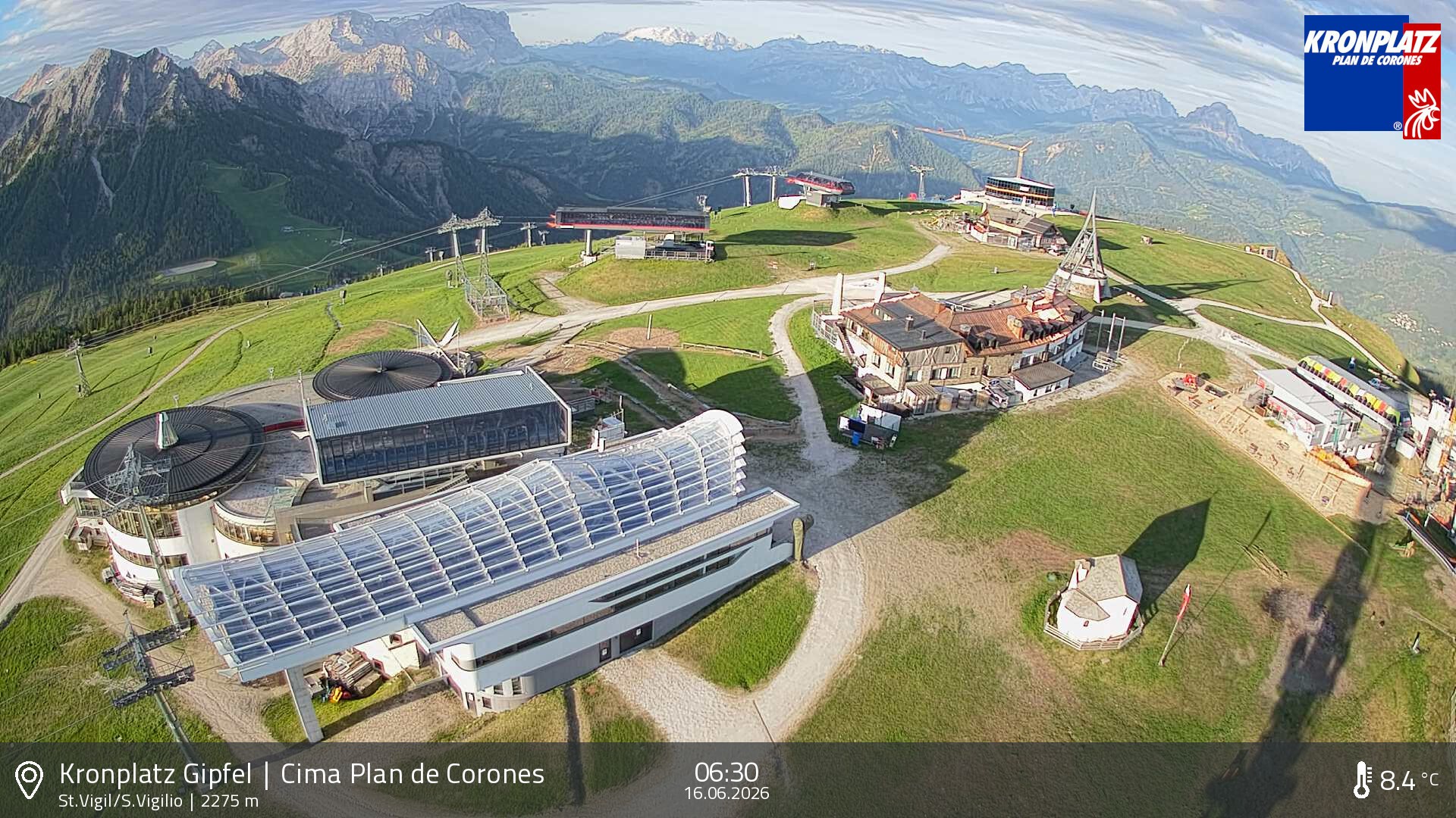 Archiv Foto Webcam Kronplatz - St. Vigil, Südtirol