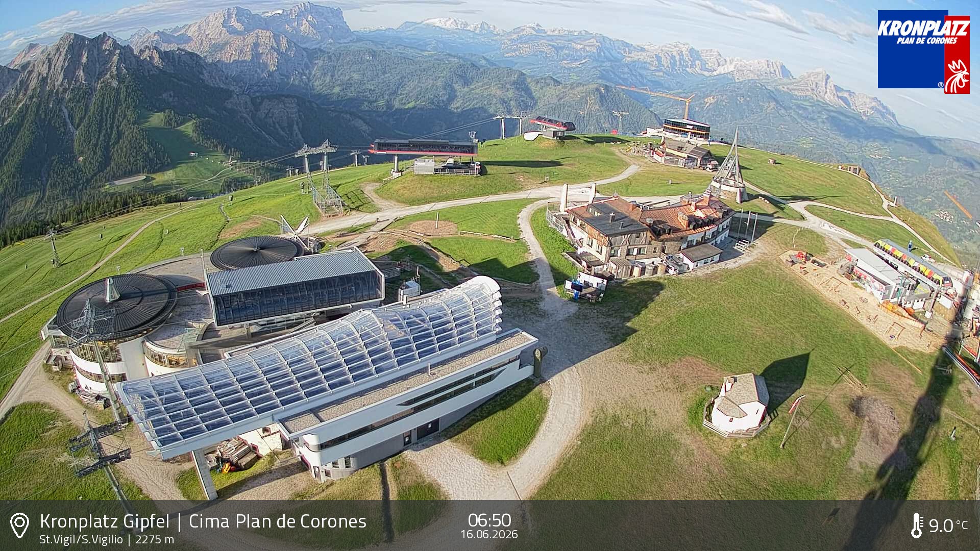 Archiv Foto Webcam Kronplatz - St. Vigil, Südtirol