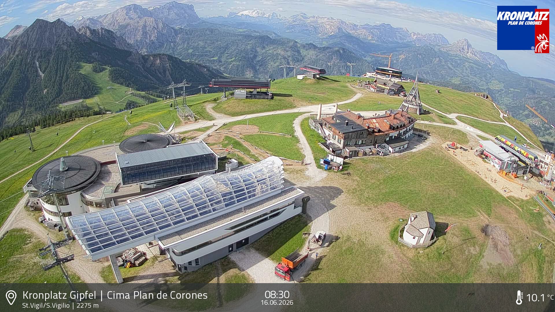 Archiv Foto Webcam Kronplatz - St. Vigil, Südtirol