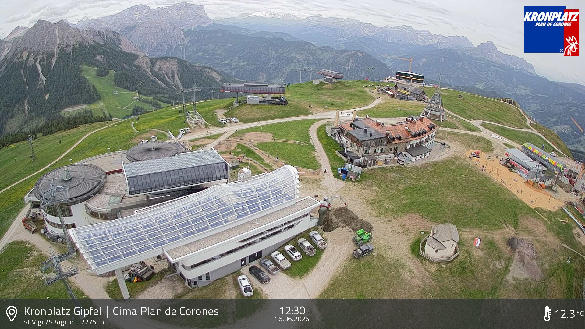 Archiv Foto Webcam Kronplatz - St. Vigil, Südtirol