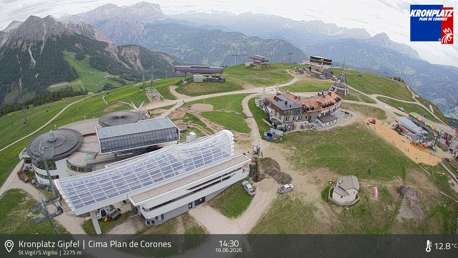 Archiv Foto Webcam Kronplatz - St. Vigil, Südtirol