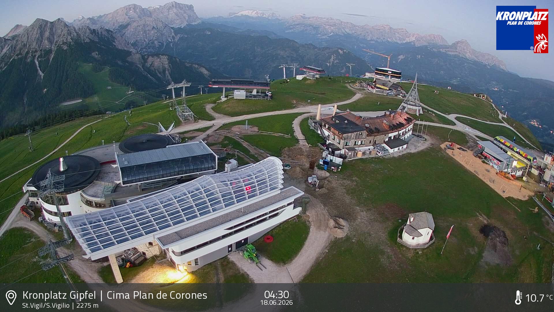 Archiv Foto Webcam Kronplatz - St. Vigil, Südtirol