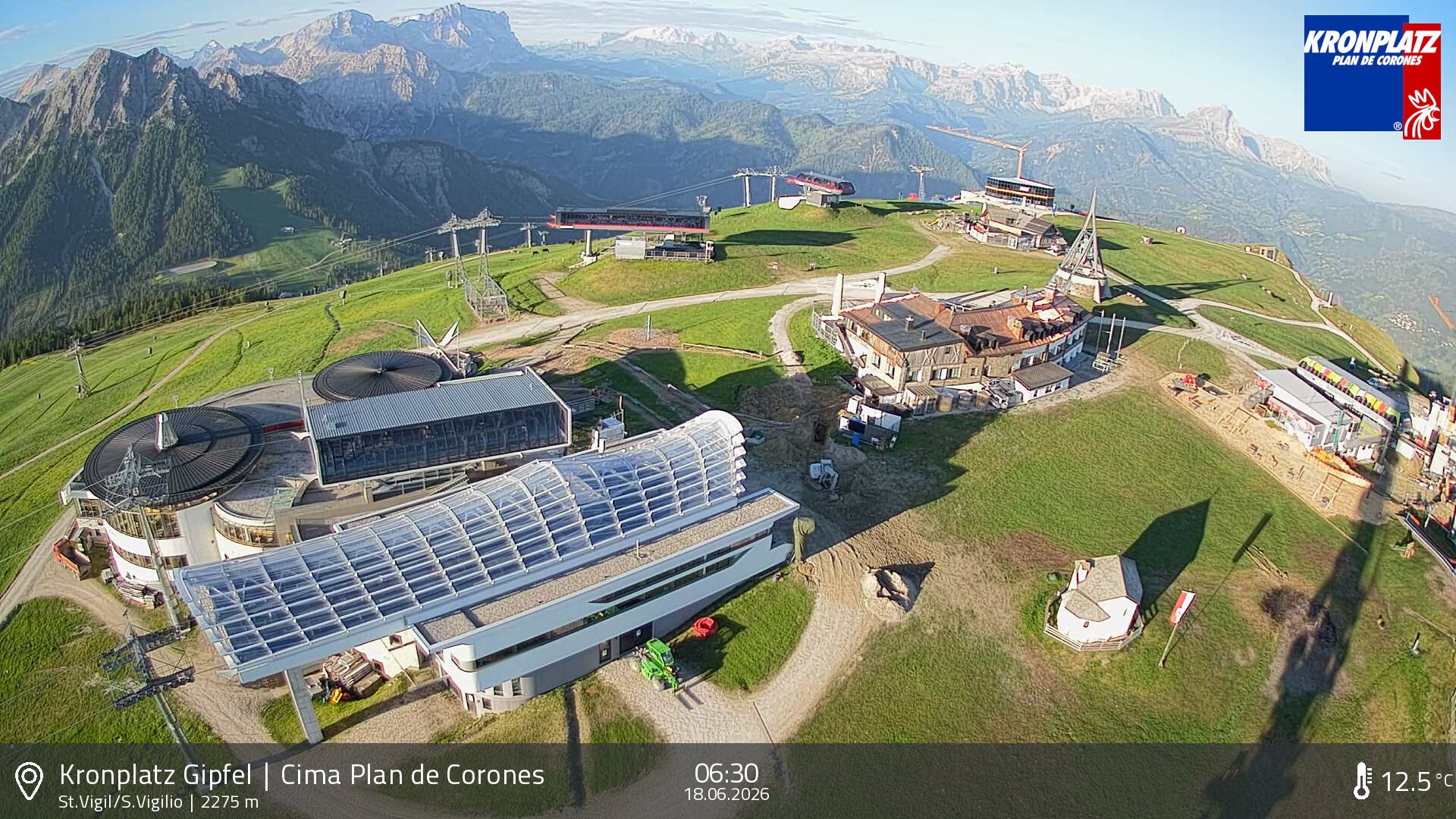 Archiv Foto Webcam Kronplatz - St. Vigil, Südtirol