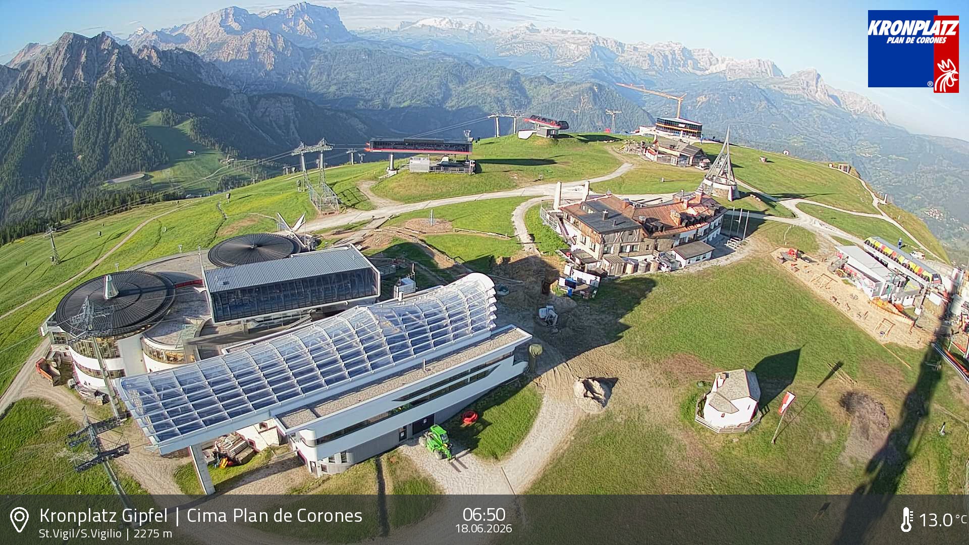 Archiv Foto Webcam Kronplatz - St. Vigil, Südtirol