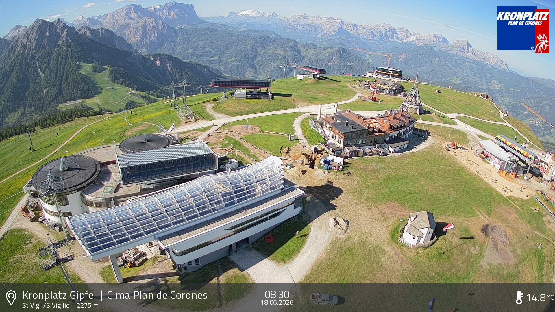 Archiv Foto Webcam Kronplatz - St. Vigil, Südtirol