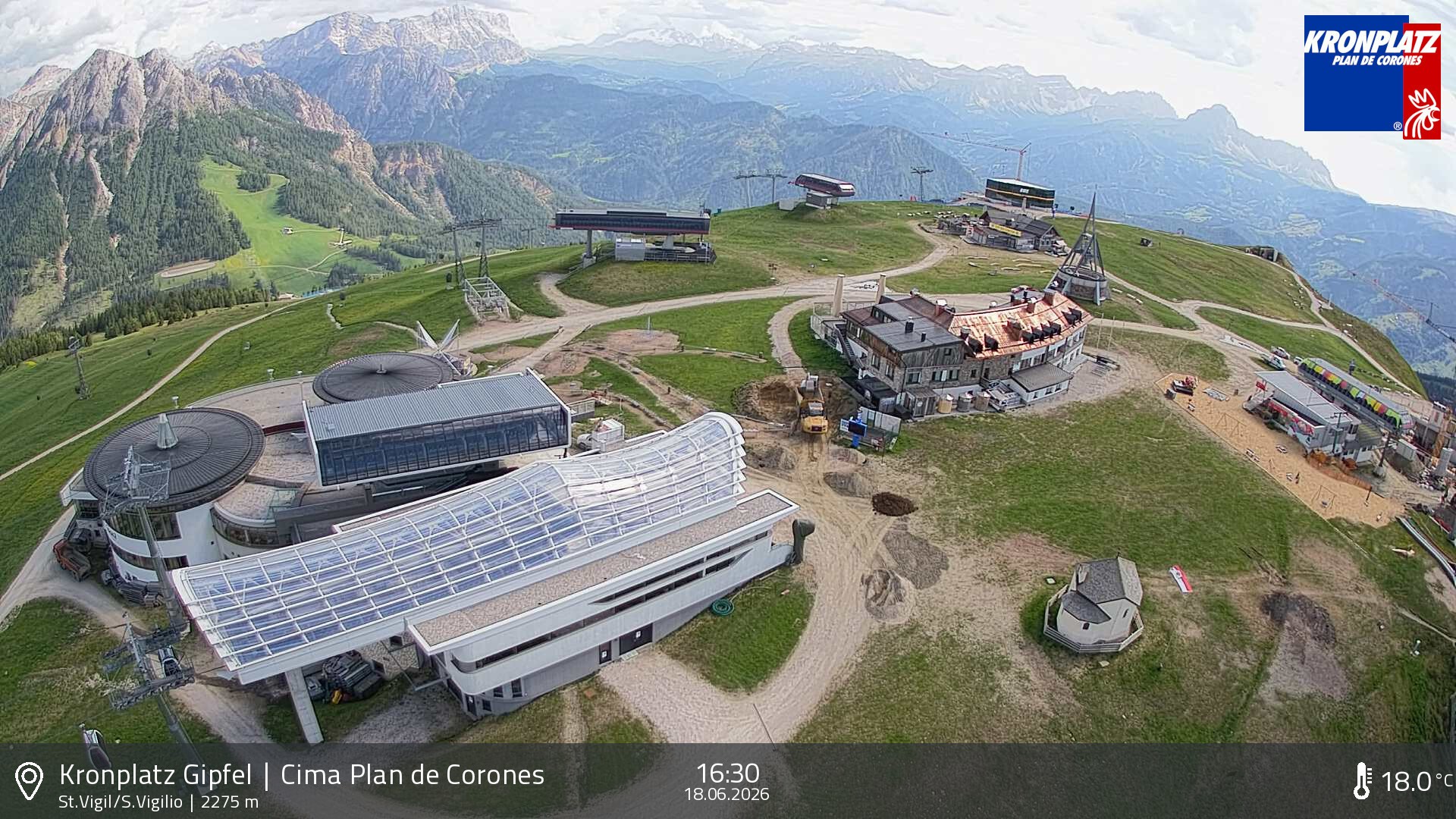 Archiv Foto Webcam Kronplatz - St. Vigil, Südtirol