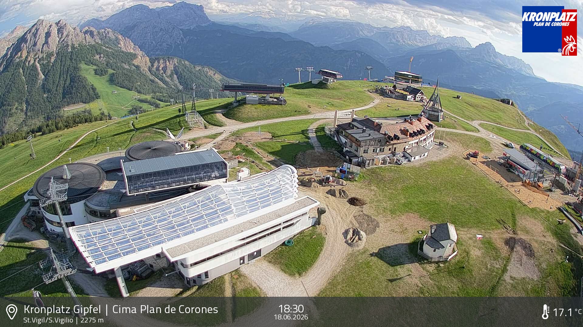 Archiv Foto Webcam Kronplatz - St. Vigil, Südtirol