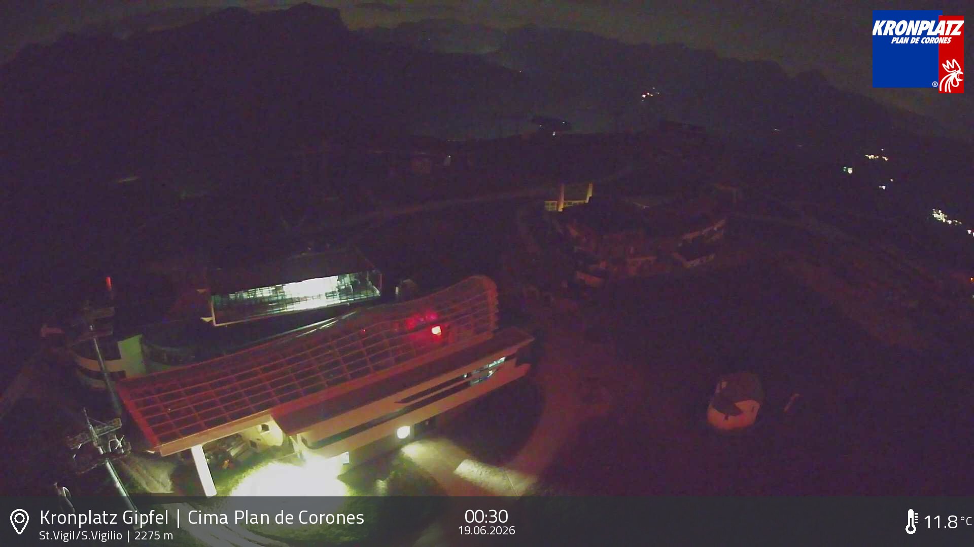 Archiv Foto Webcam Kronplatz - St. Vigil, Südtirol