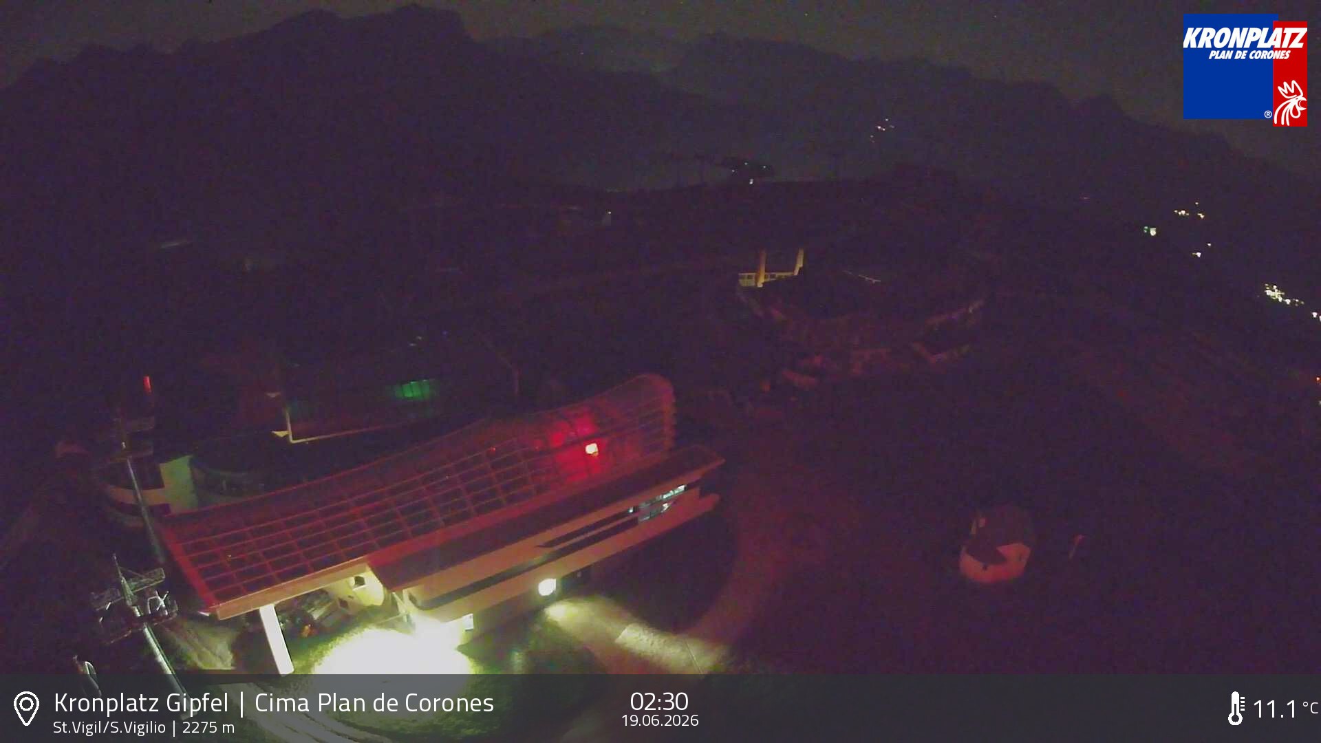 Archiv Foto Webcam Kronplatz - St. Vigil, Südtirol