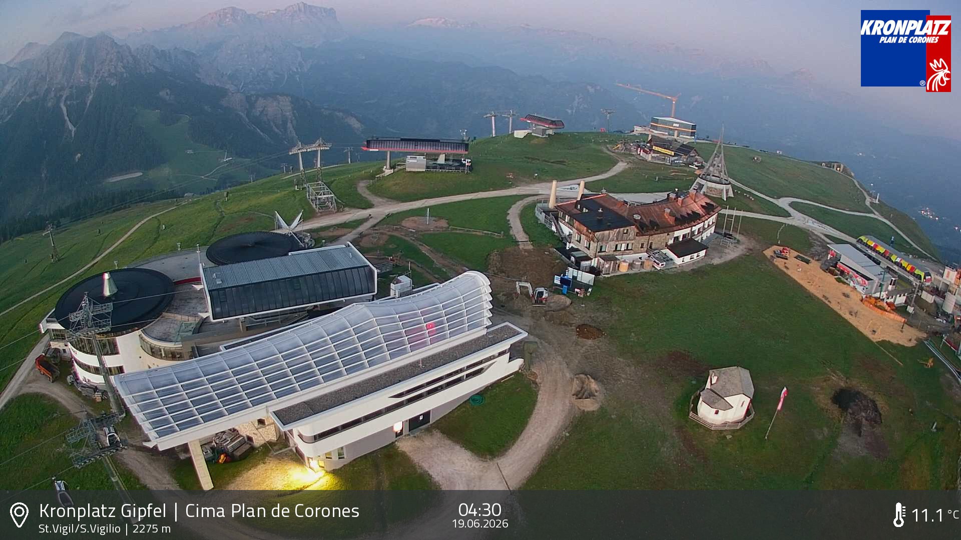 Archiv Foto Webcam Kronplatz - St. Vigil, Südtirol