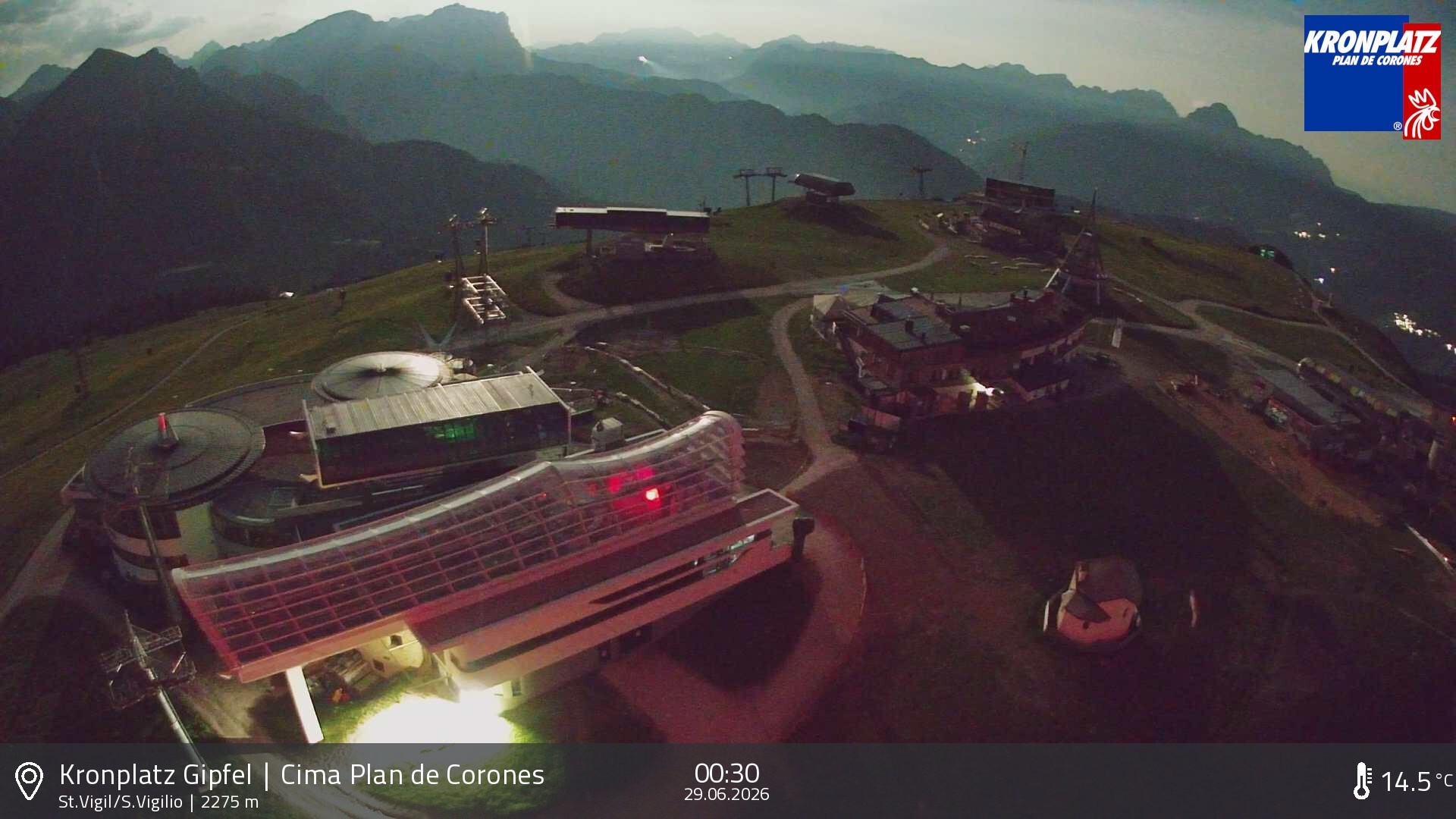 Archiv Foto Webcam Kronplatz - St. Vigil, Südtirol