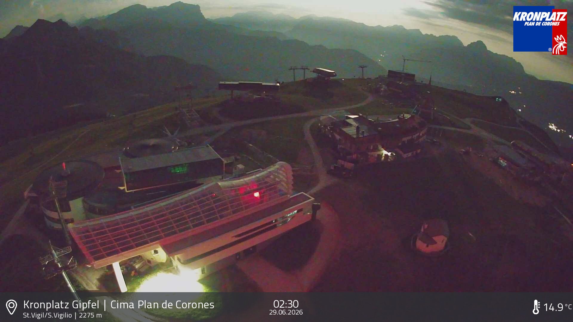 Archiv Foto Webcam Kronplatz - St. Vigil, Südtirol