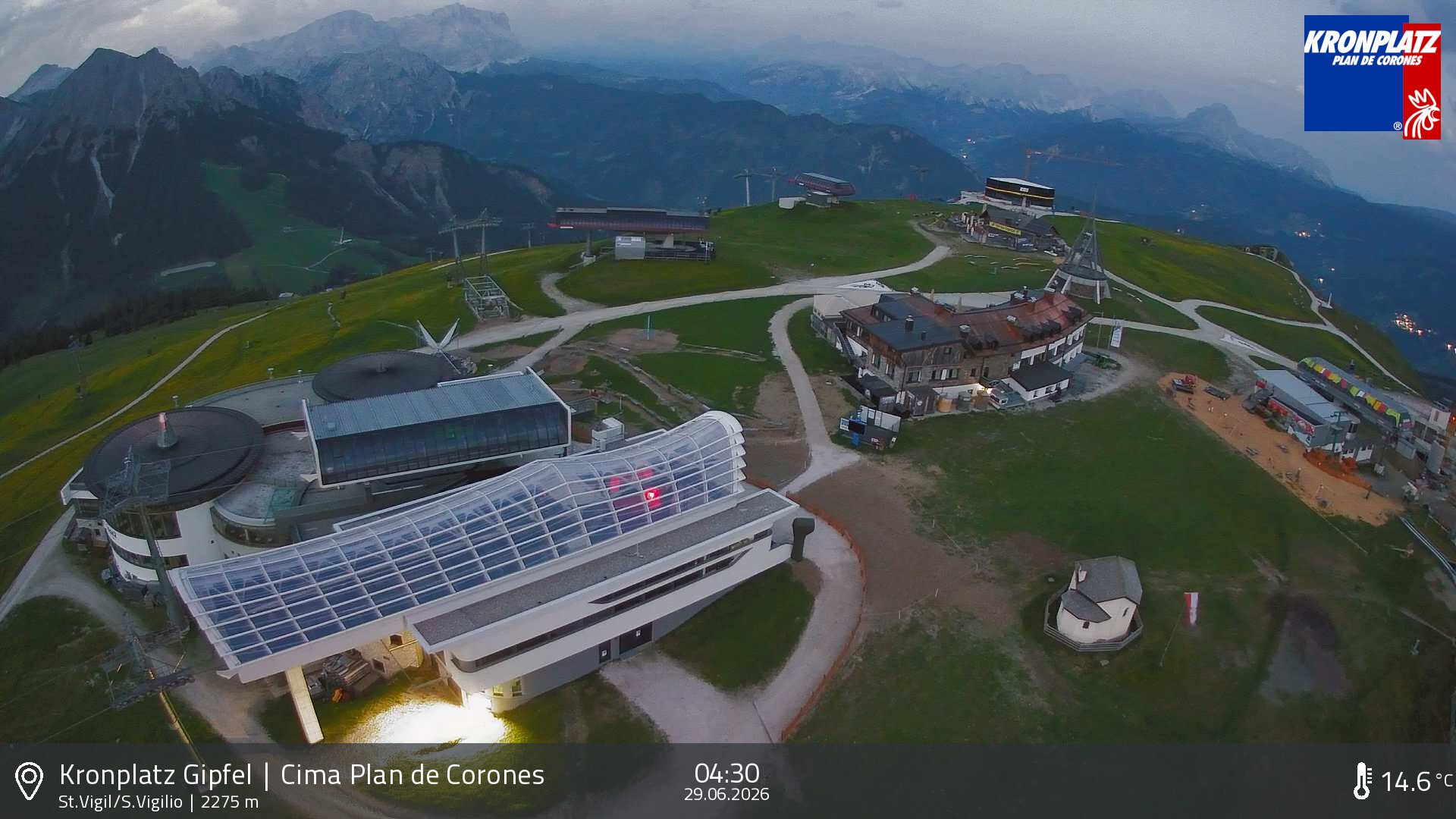 Archiv Foto Webcam Kronplatz - St. Vigil, Südtirol
