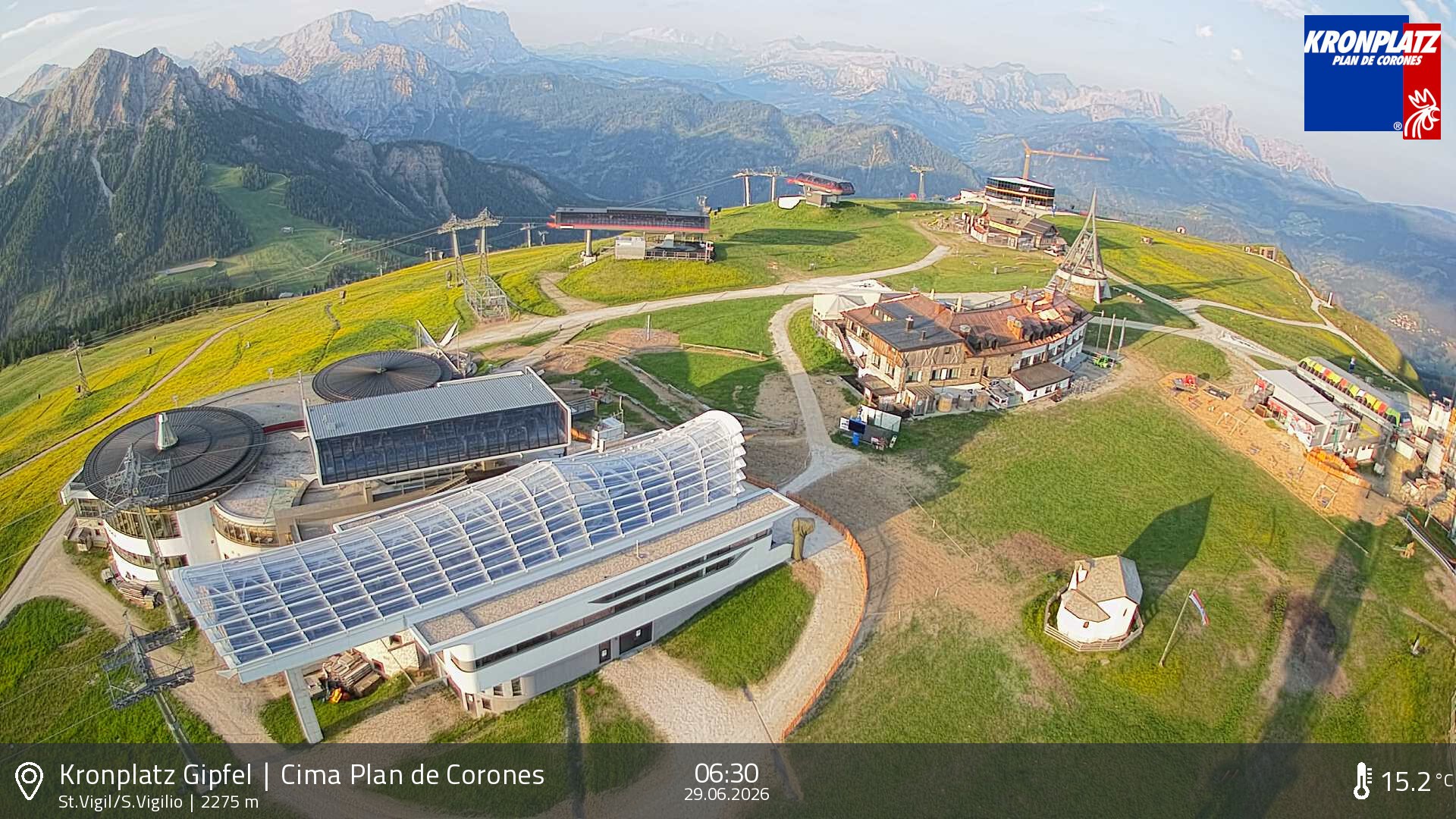 Archiv Foto Webcam Kronplatz - St. Vigil, Südtirol