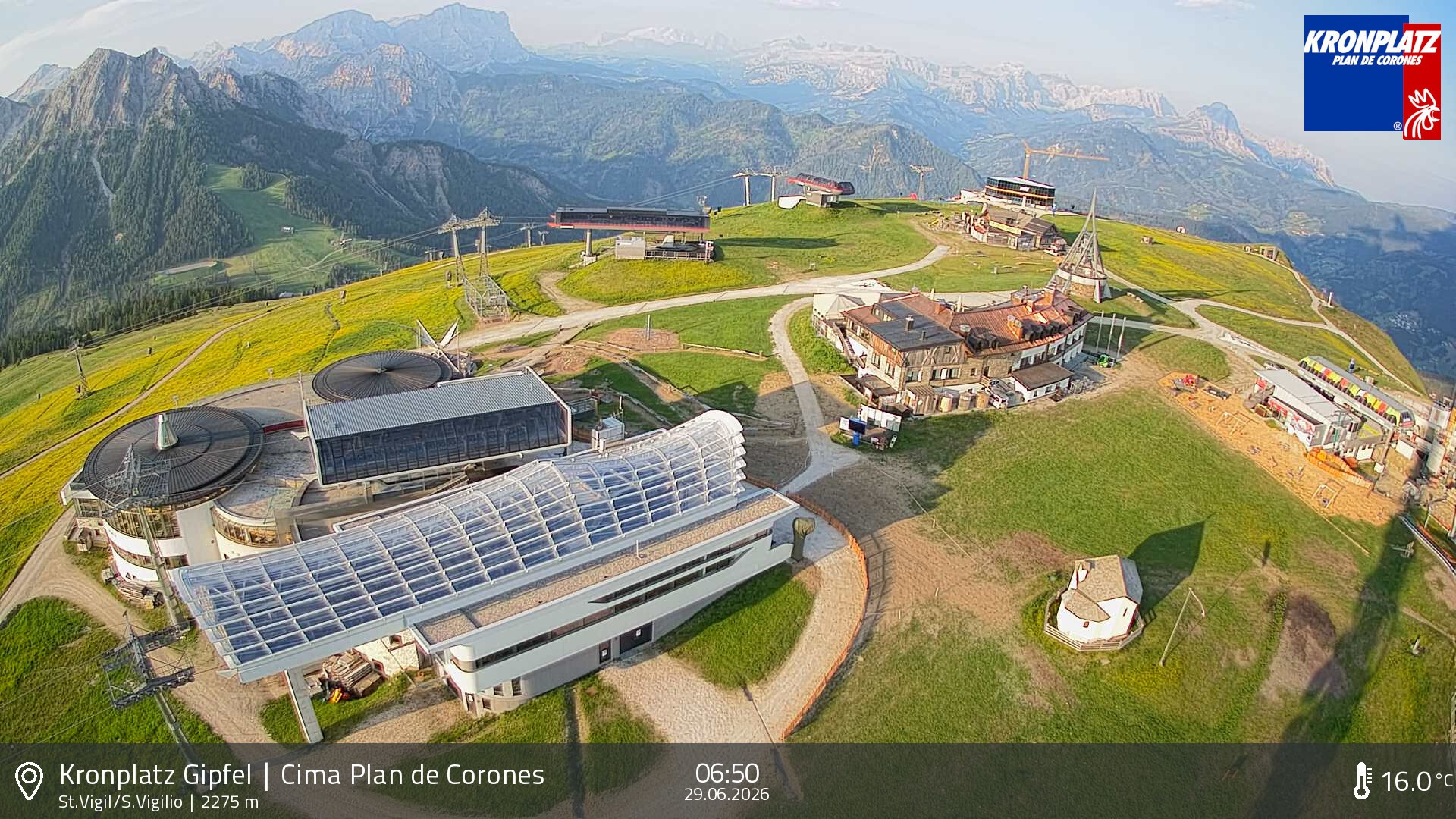 Archiv Foto Webcam Kronplatz - St. Vigil, Südtirol