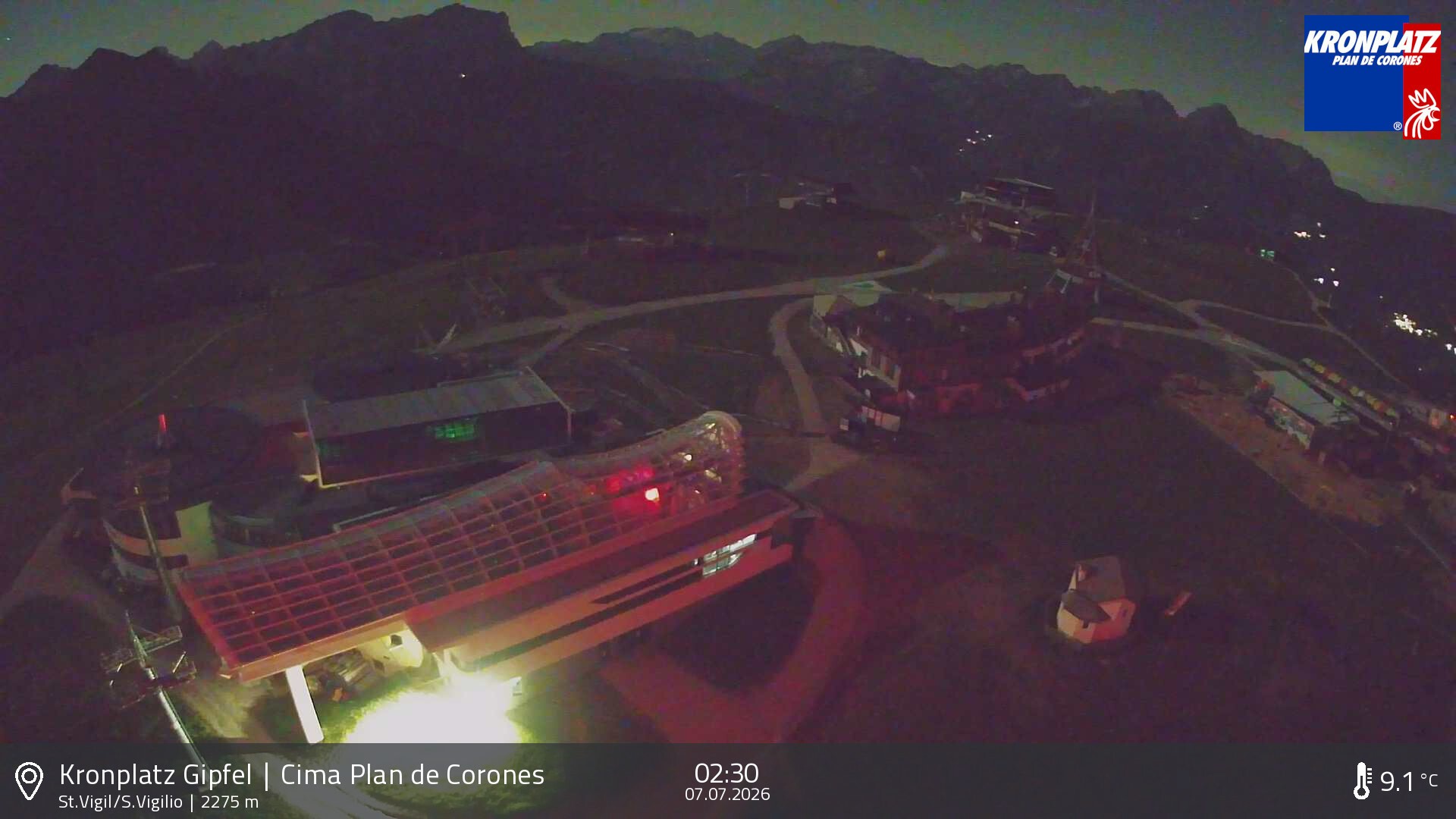 Archiv Foto Webcam Kronplatz - St. Vigil, Südtirol