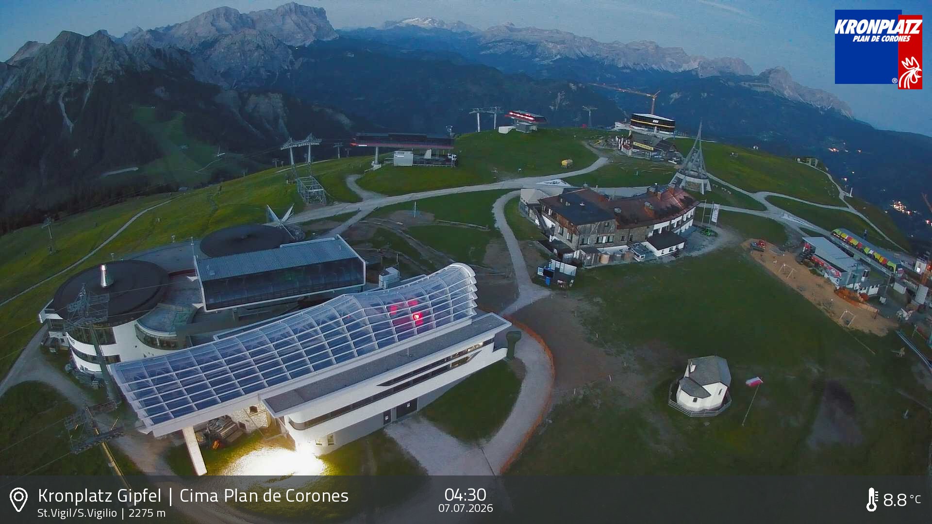Archiv Foto Webcam Kronplatz - St. Vigil, Südtirol