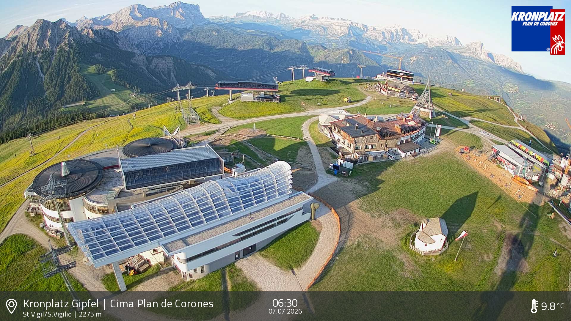 Archiv Foto Webcam Kronplatz - St. Vigil, Südtirol