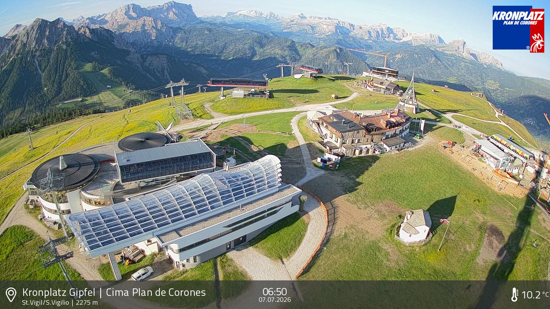 Archiv Foto Webcam Kronplatz - St. Vigil, Südtirol