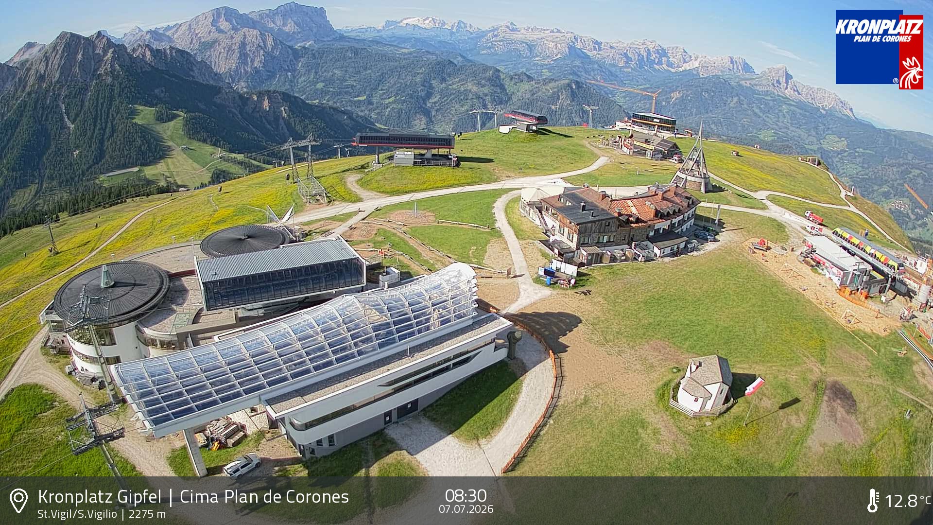 Archiv Foto Webcam Kronplatz - St. Vigil, Südtirol