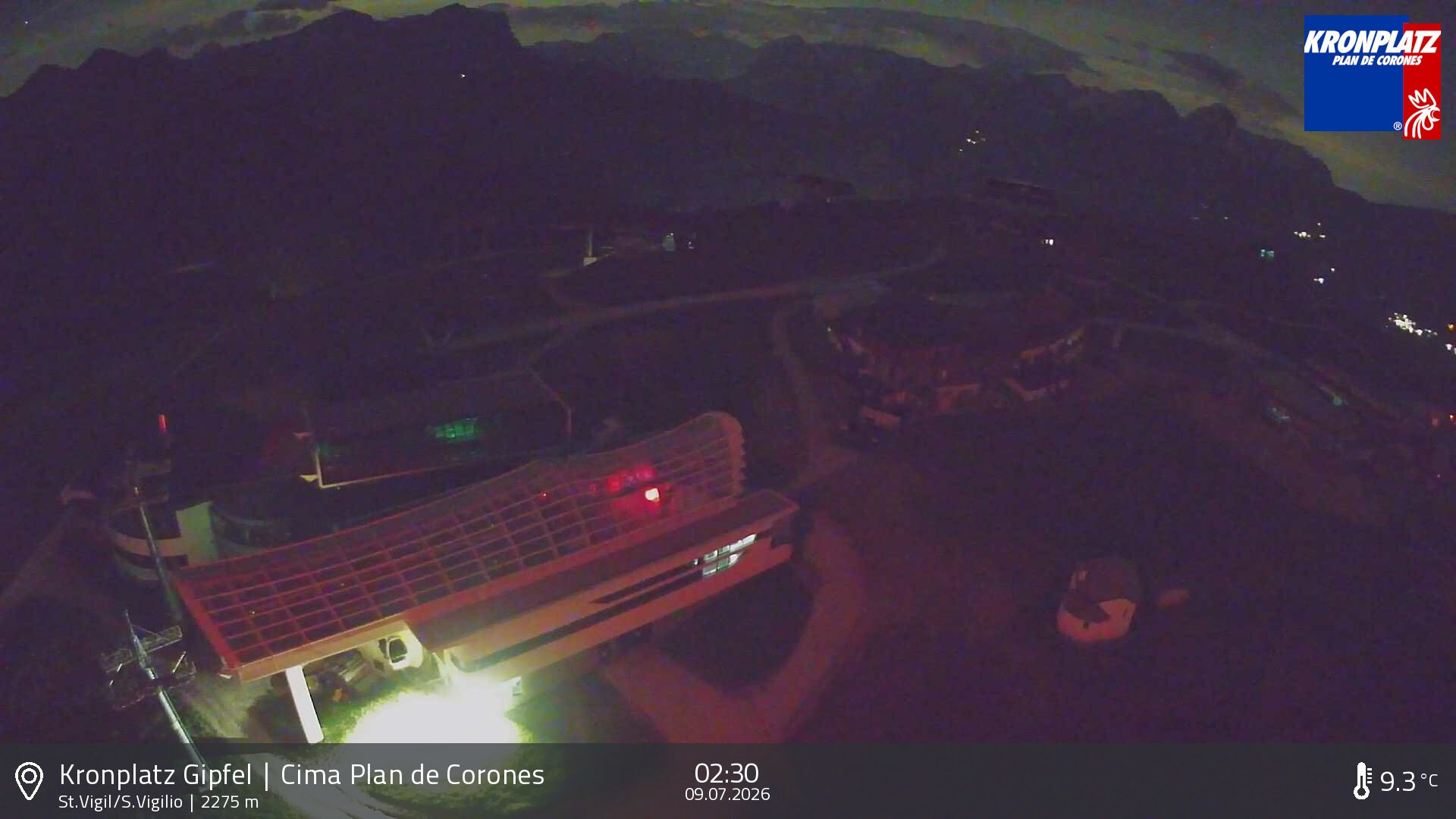 Archived image Webcam Kronplatz - San Vigilio, South Tyrol