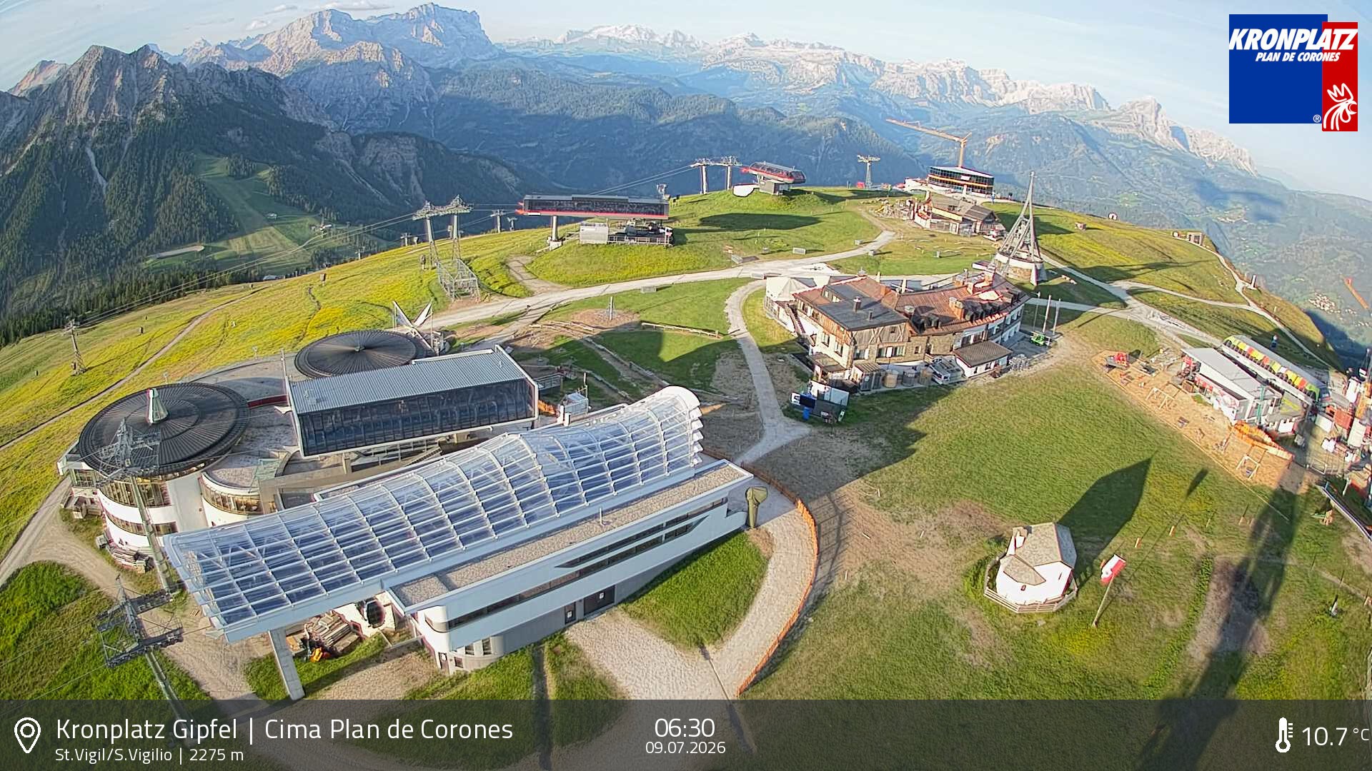 Archiv Foto Webcam Kronplatz - St. Vigil, Südtirol
