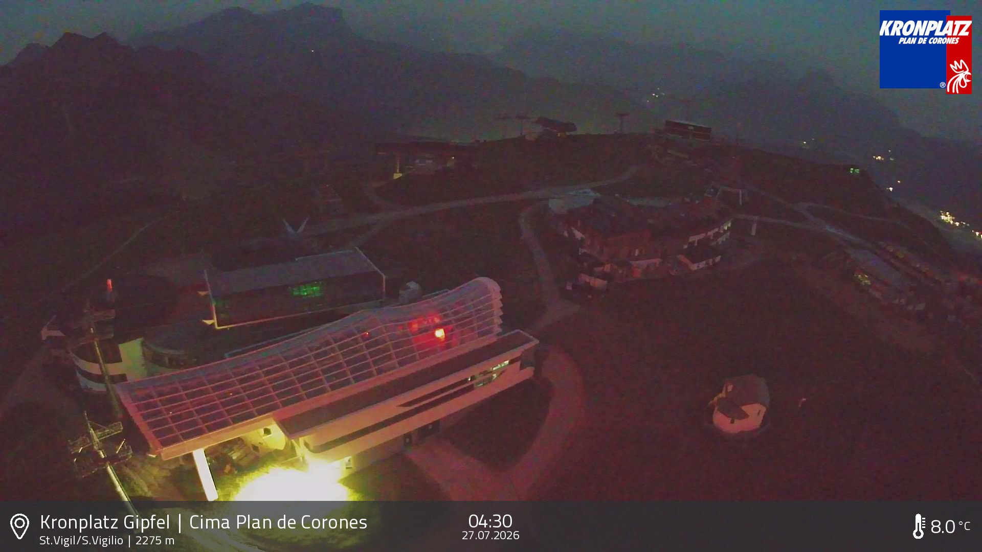 Archiv Foto Webcam Kronplatz - St. Vigil, Südtirol