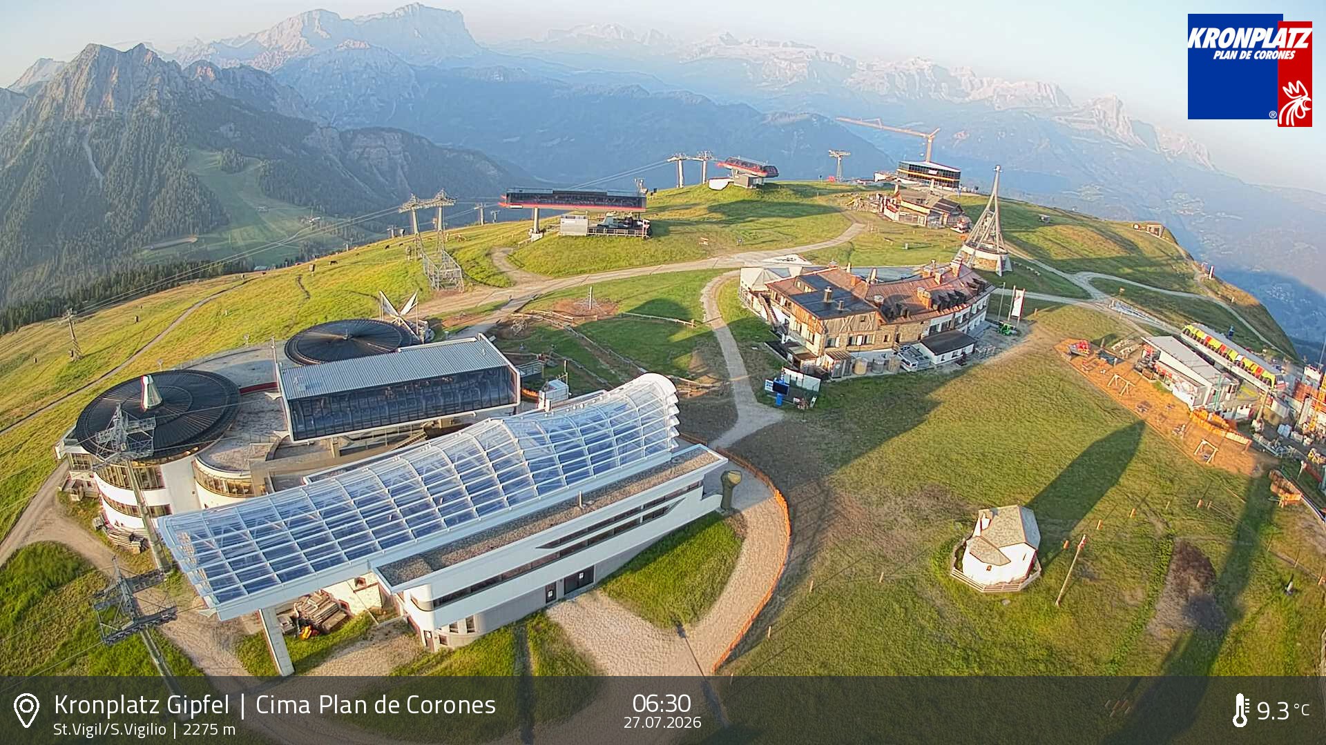 Archiv Foto Webcam Kronplatz - St. Vigil, Südtirol