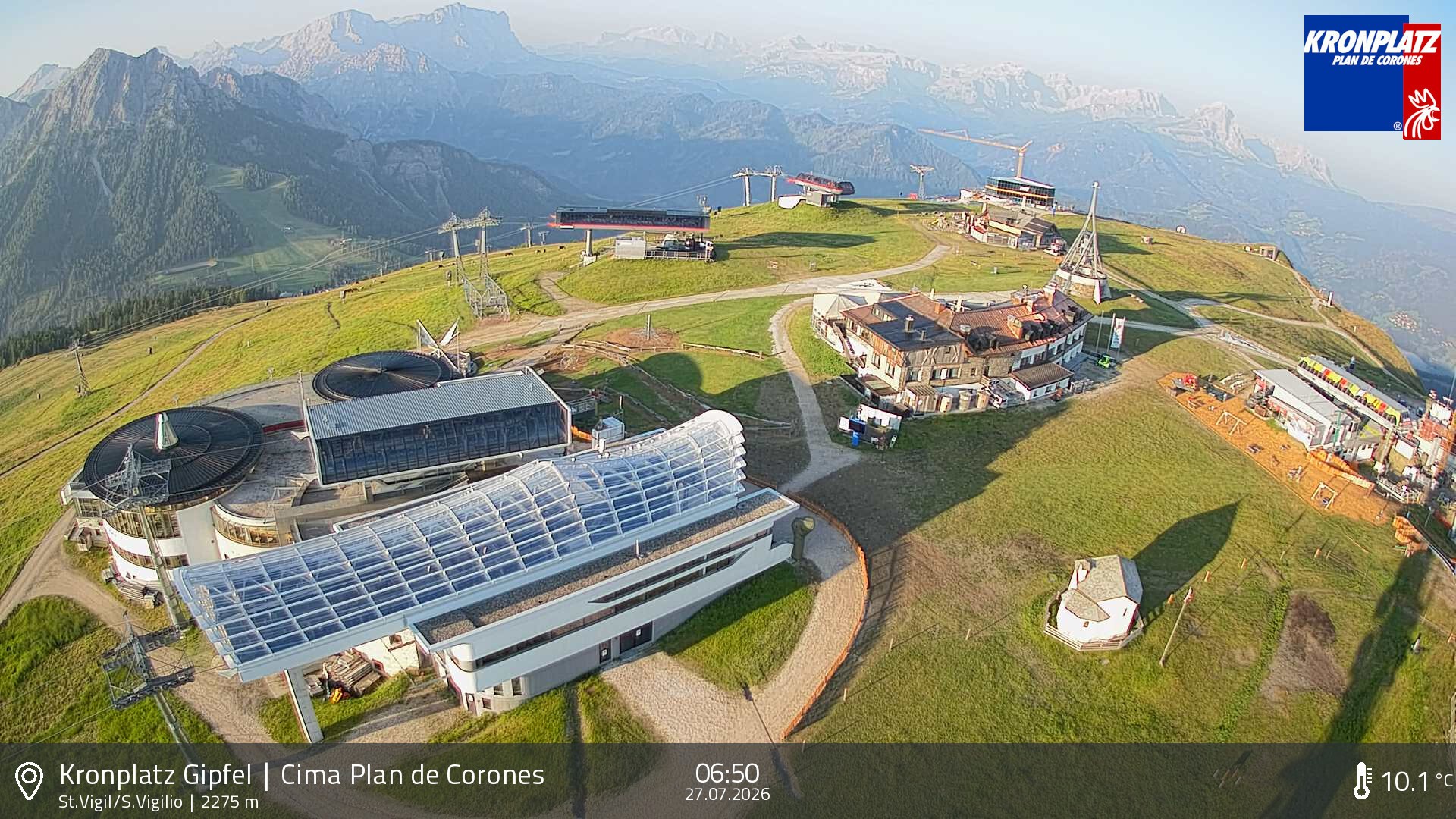 Archiv Foto Webcam Kronplatz - St. Vigil, Südtirol