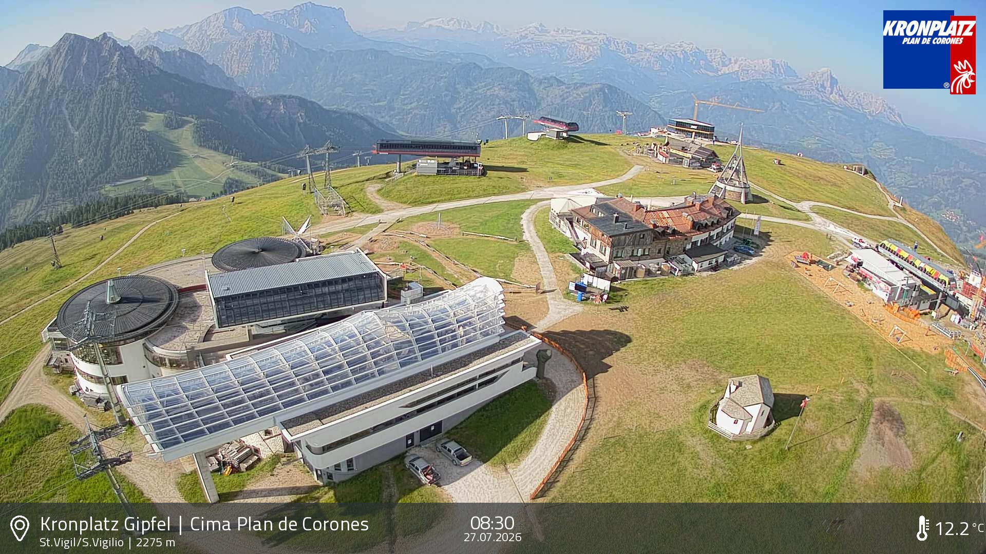 Archiv Foto Webcam Kronplatz - St. Vigil, Südtirol