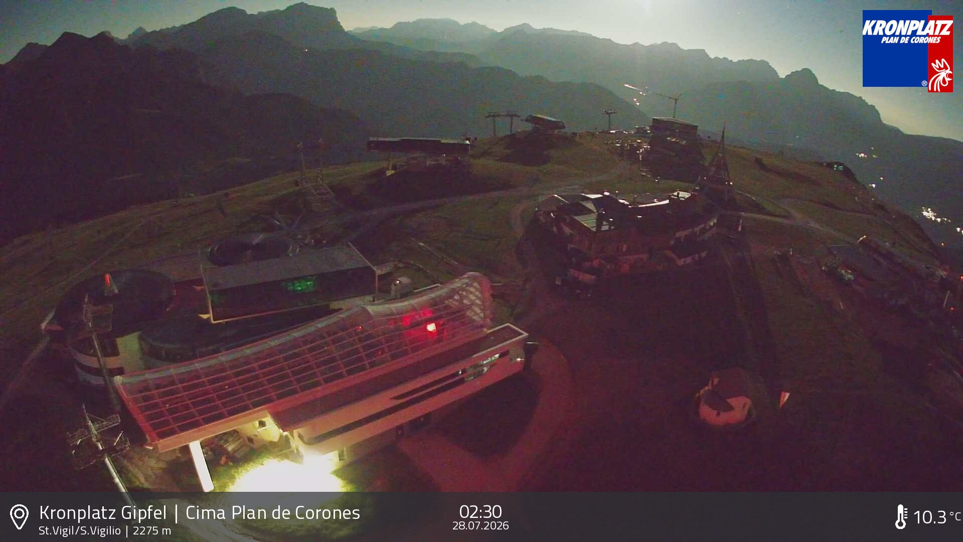 Archiv Foto Webcam Kronplatz - St. Vigil, Südtirol