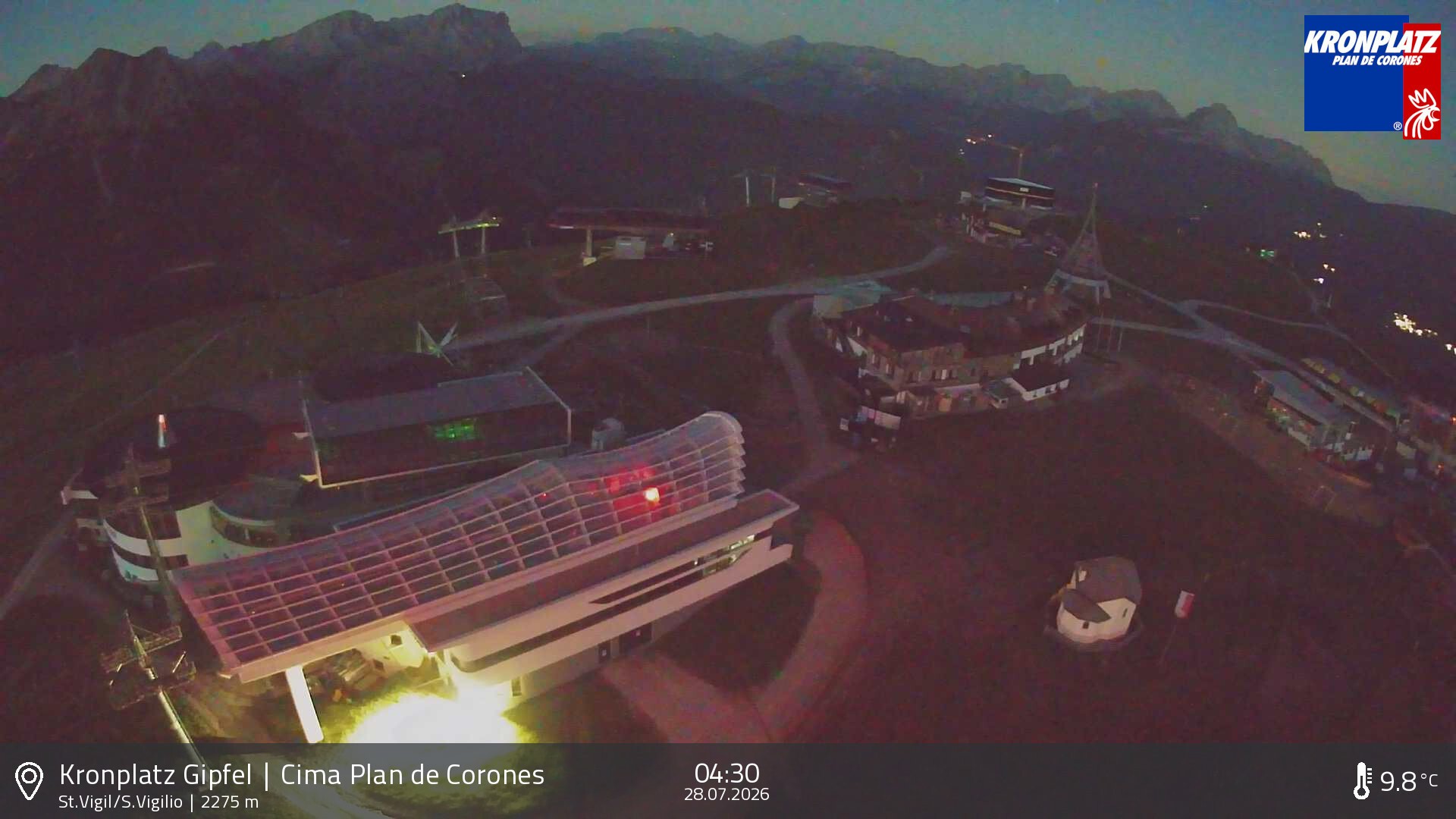 Archiv Foto Webcam Kronplatz - St. Vigil, Südtirol