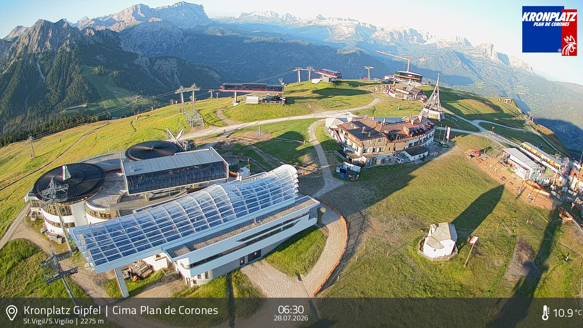 Archiv Foto Webcam Kronplatz - St. Vigil, Südtirol