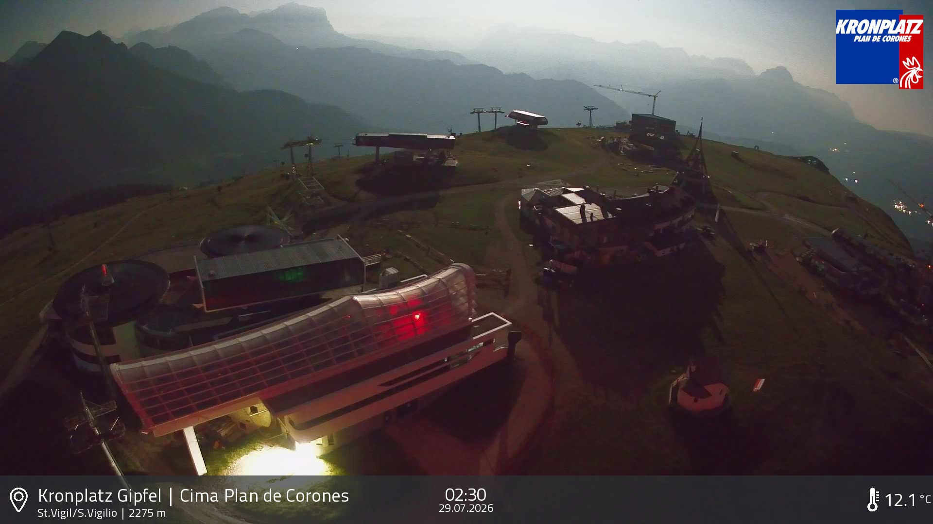 Archiv Foto Webcam Kronplatz - St. Vigil, Südtirol
