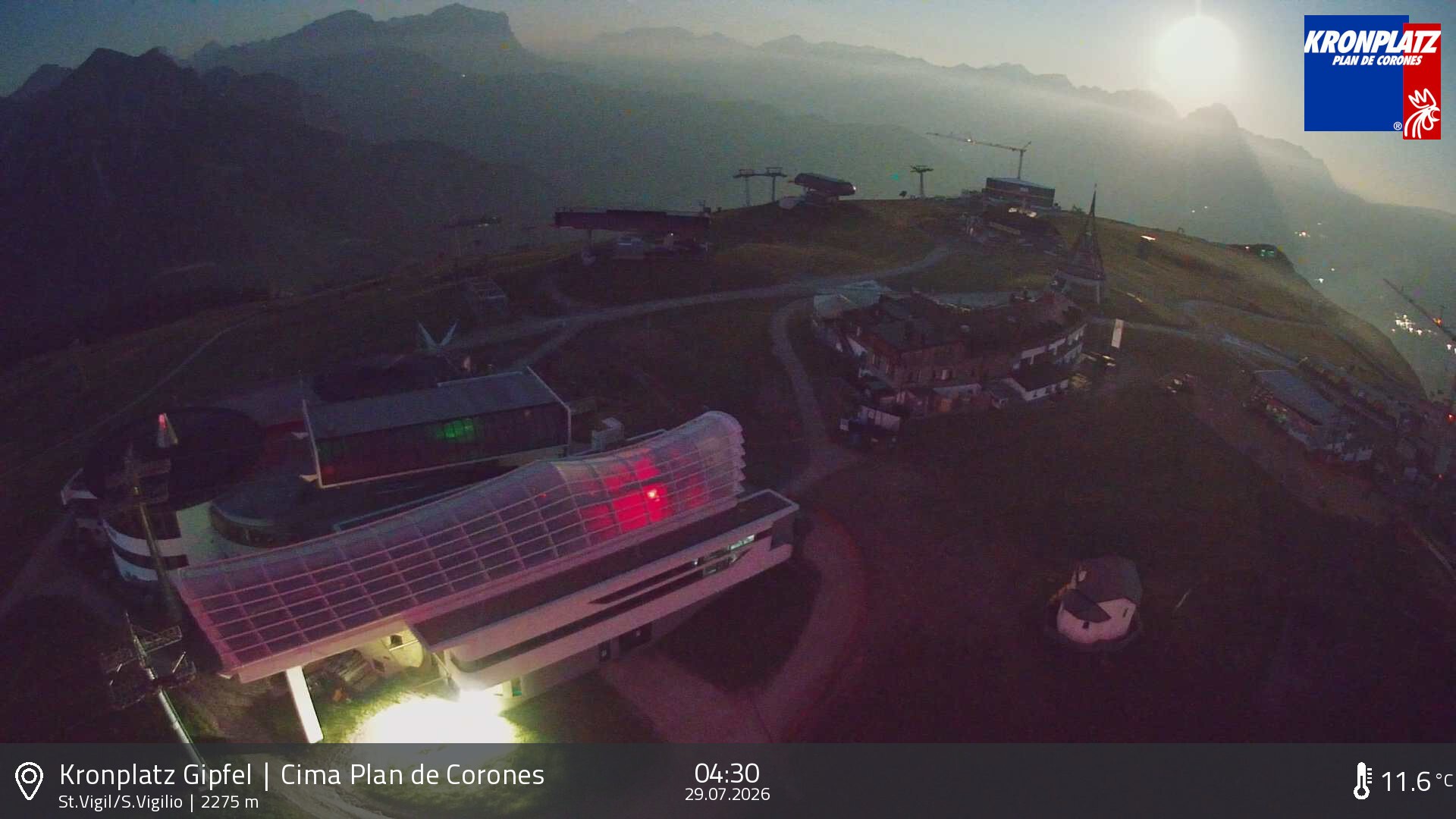 Archiv Foto Webcam Kronplatz - St. Vigil, Südtirol