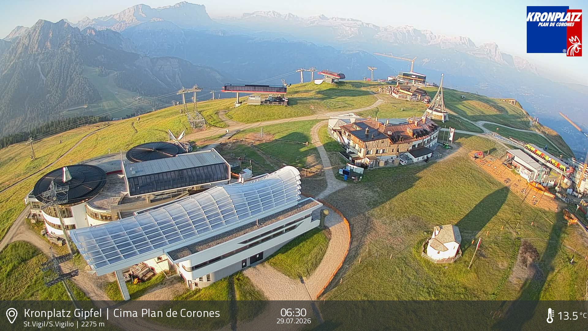 Archiv Foto Webcam Kronplatz - St. Vigil, Südtirol