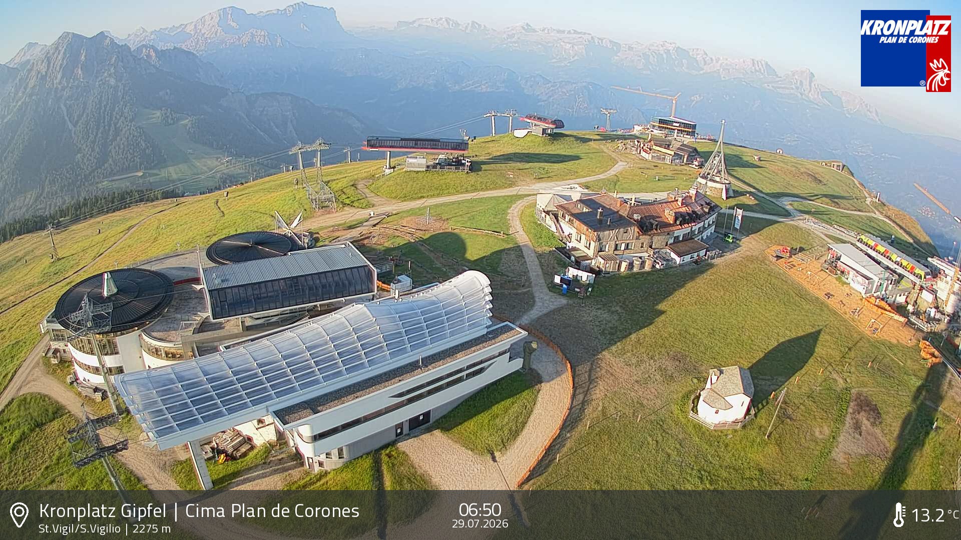 Archiv Foto Webcam Kronplatz - St. Vigil, Südtirol